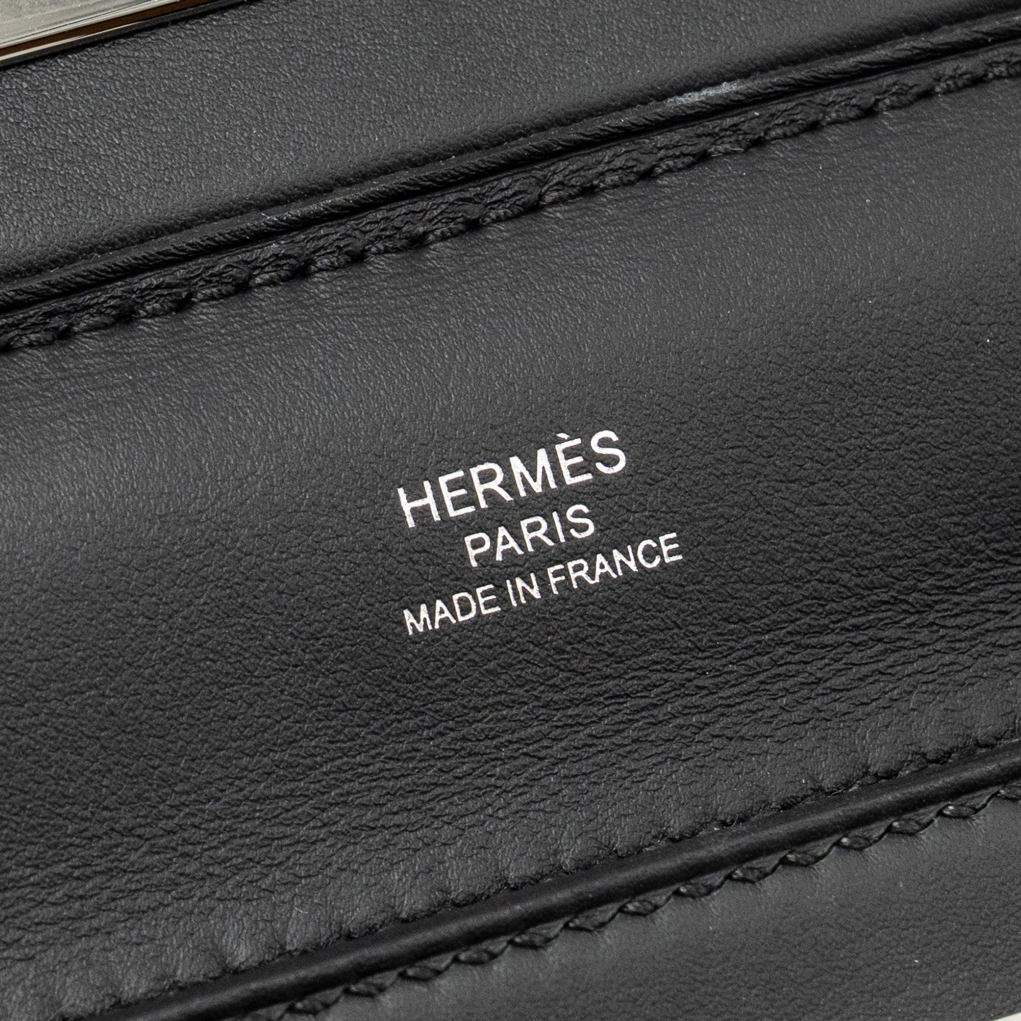 HERMES MINI 2424 24/24-21 BAG SWIFT BLACK SHW