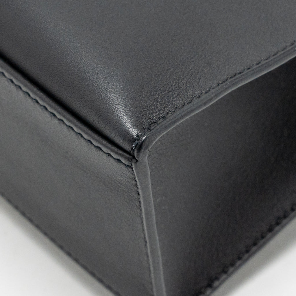 HERMES KELLY POCHETTE SWIFT BLACK RGHW
