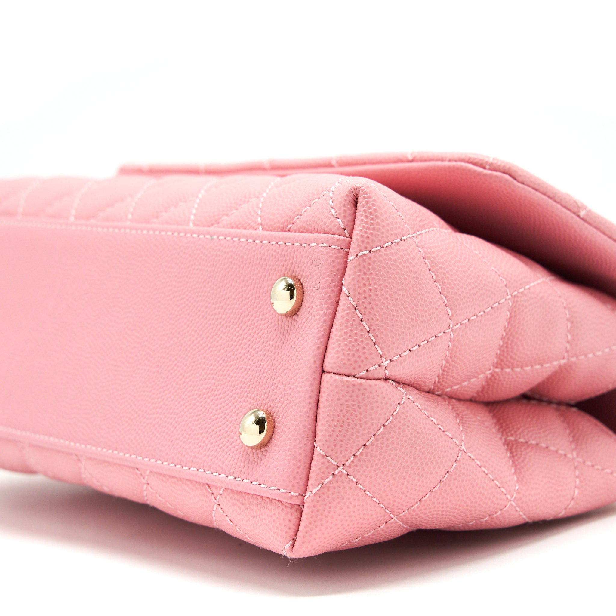 CHANEL SMALL COCO HANDLE 24CM CAVIAR PINK LGHW