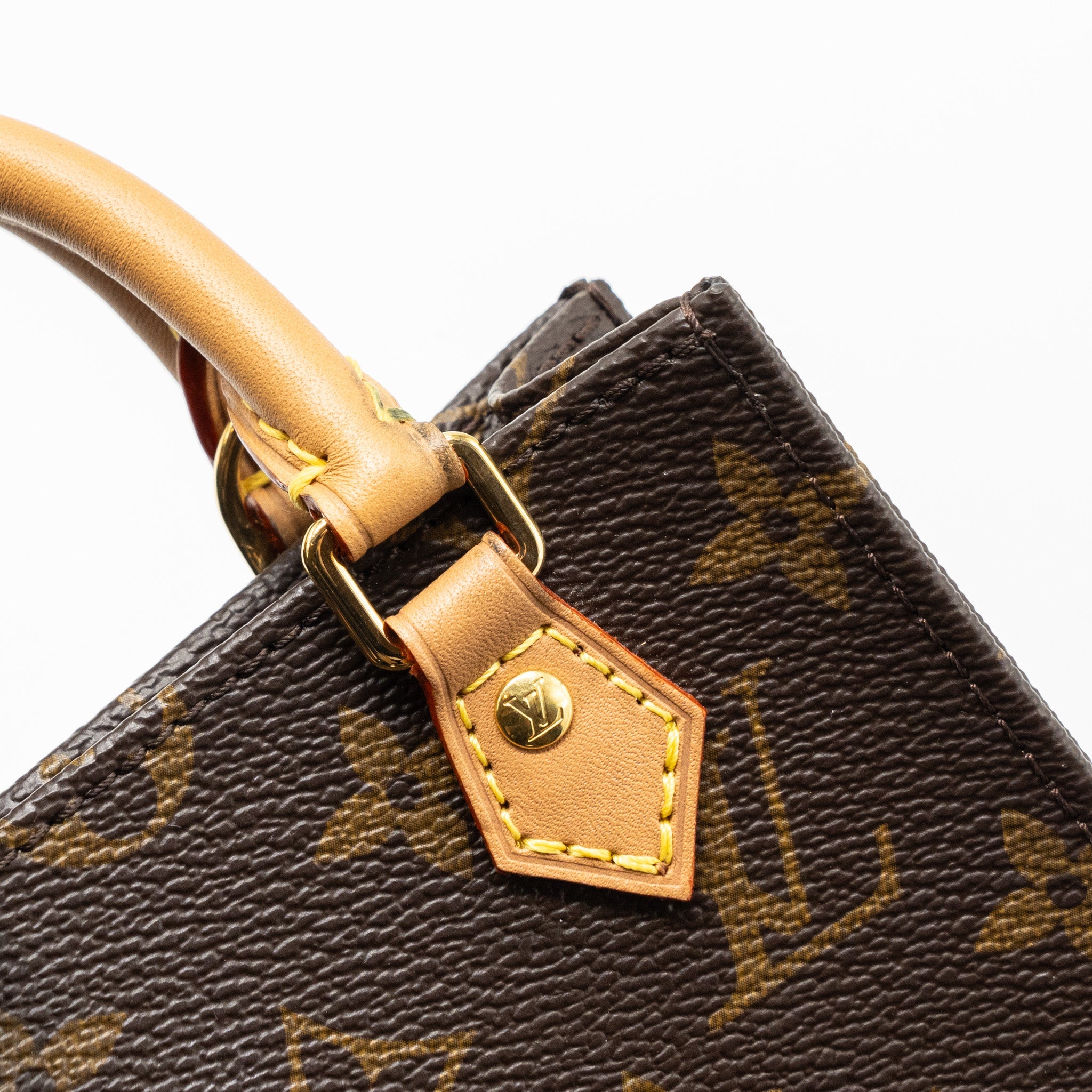 LOUIS VUITTON PETIT SAC PLAT MONOGRAM CANVAS GHW