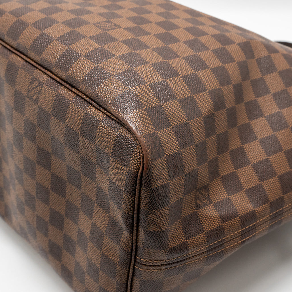 LOUIS VUITTON NEVERFULL GM DAMIER EBENE WITH GHW