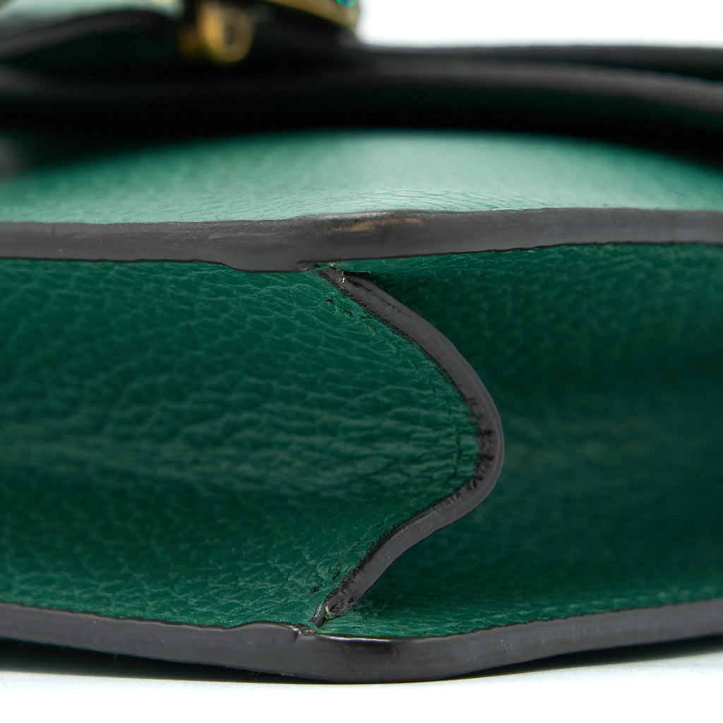 GUCCI MINI DIONYSUS BAG CALFSKIN GREEN GHW