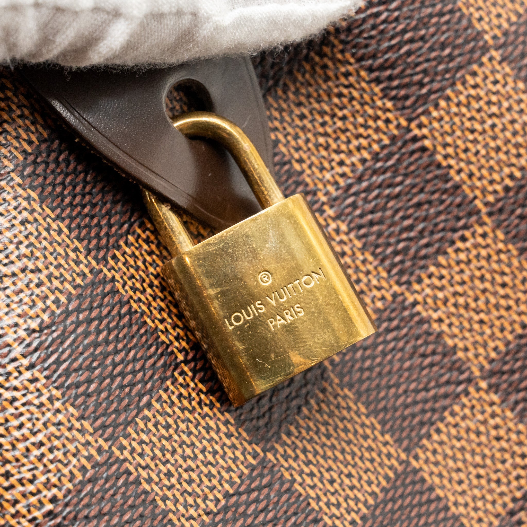 LOUIS VUITTON SPEEDY 30 DAMIER EBENE CANVAS GHW