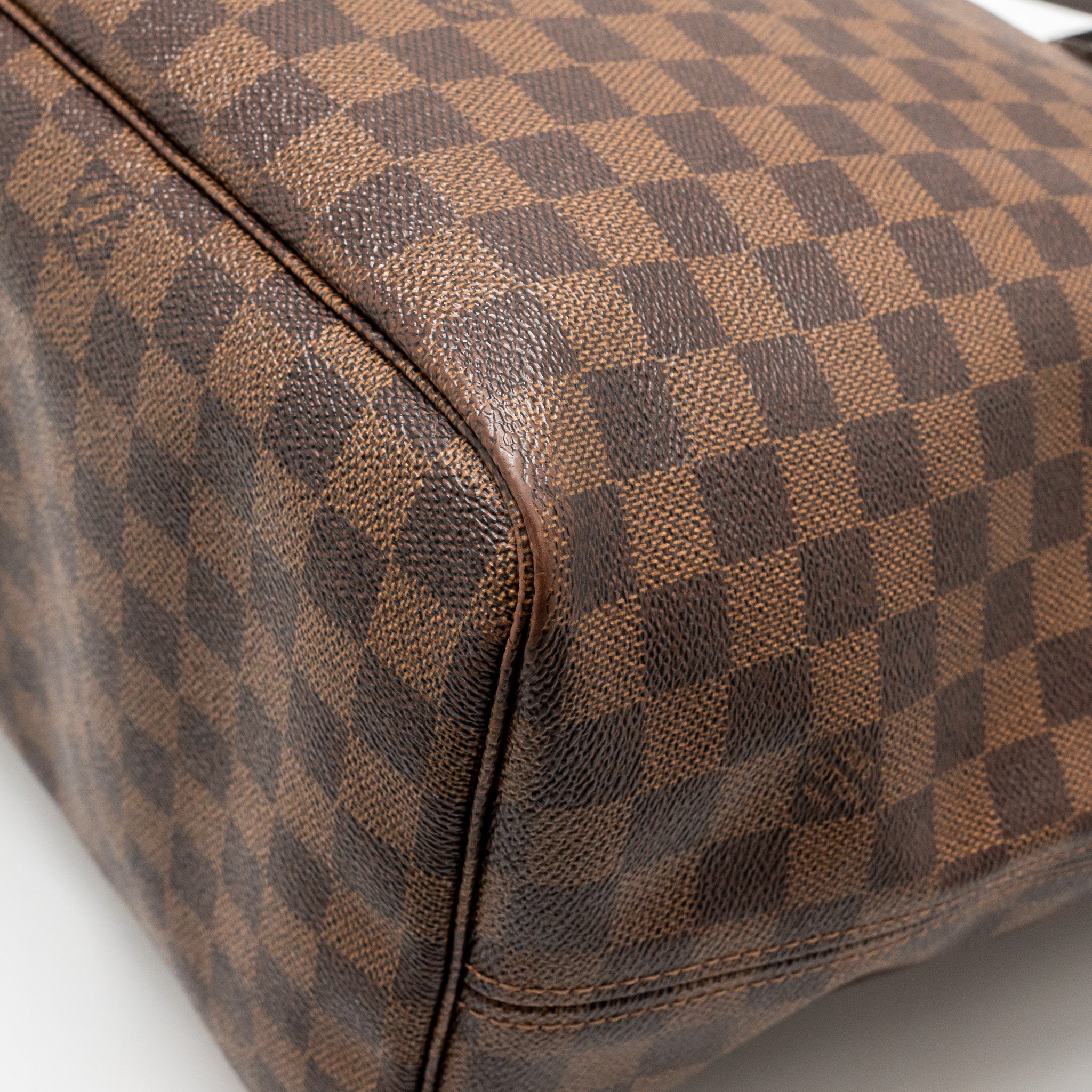 LOUIS VUITTON NEVERFULL GM DAMIER EBENE WITH GHW