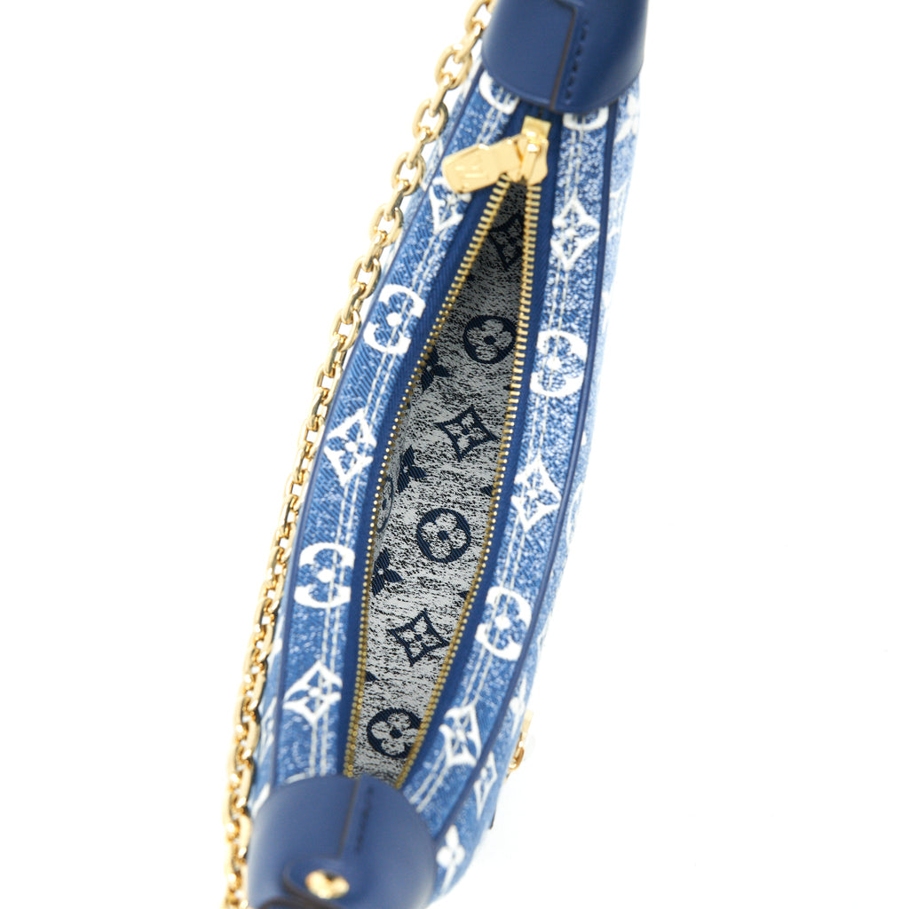 LOUIS VUITTON LOOP BAG DENIM BLUE GHW