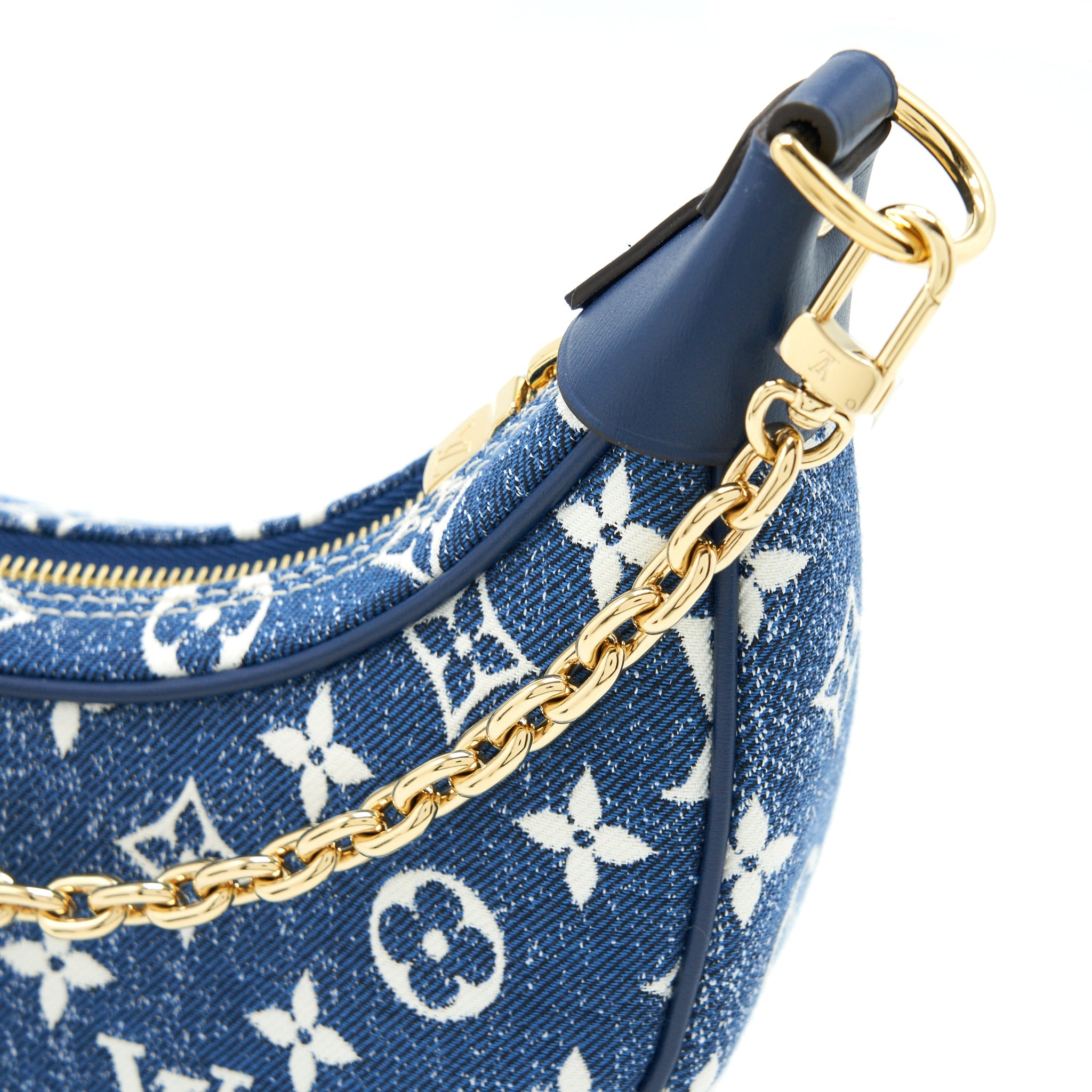 LOUIS VUITTON LOOP BAG DENIM BLUE GHW