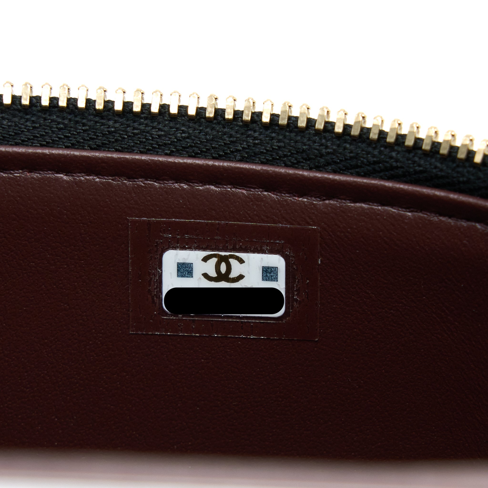 CHANEL 23C LONG VANITY WITH CHAIN CAVIAR BLACK LGHW