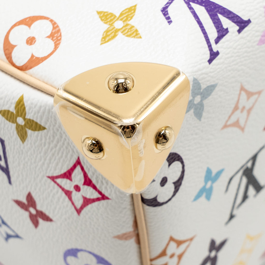 LOUIS VUITTON LV X TM SPEEDY BANDOULIÈRE 25 MONOGRAM CANVAS WHITE/ MULTICOLOUR GHW