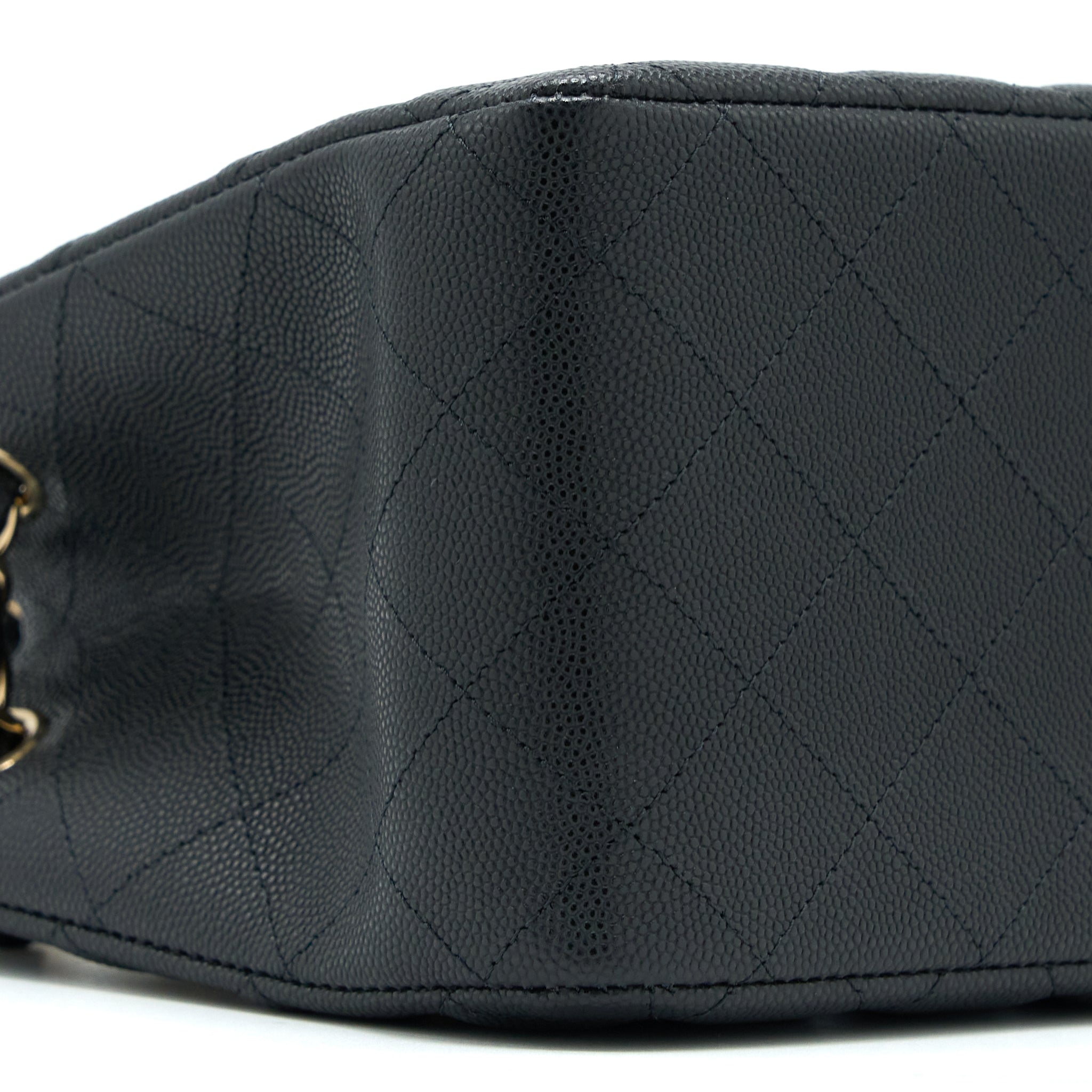 CHANEL 22S MINI BUCKET BAG CAVIAR BLACK LGHW (MICROCHIP)