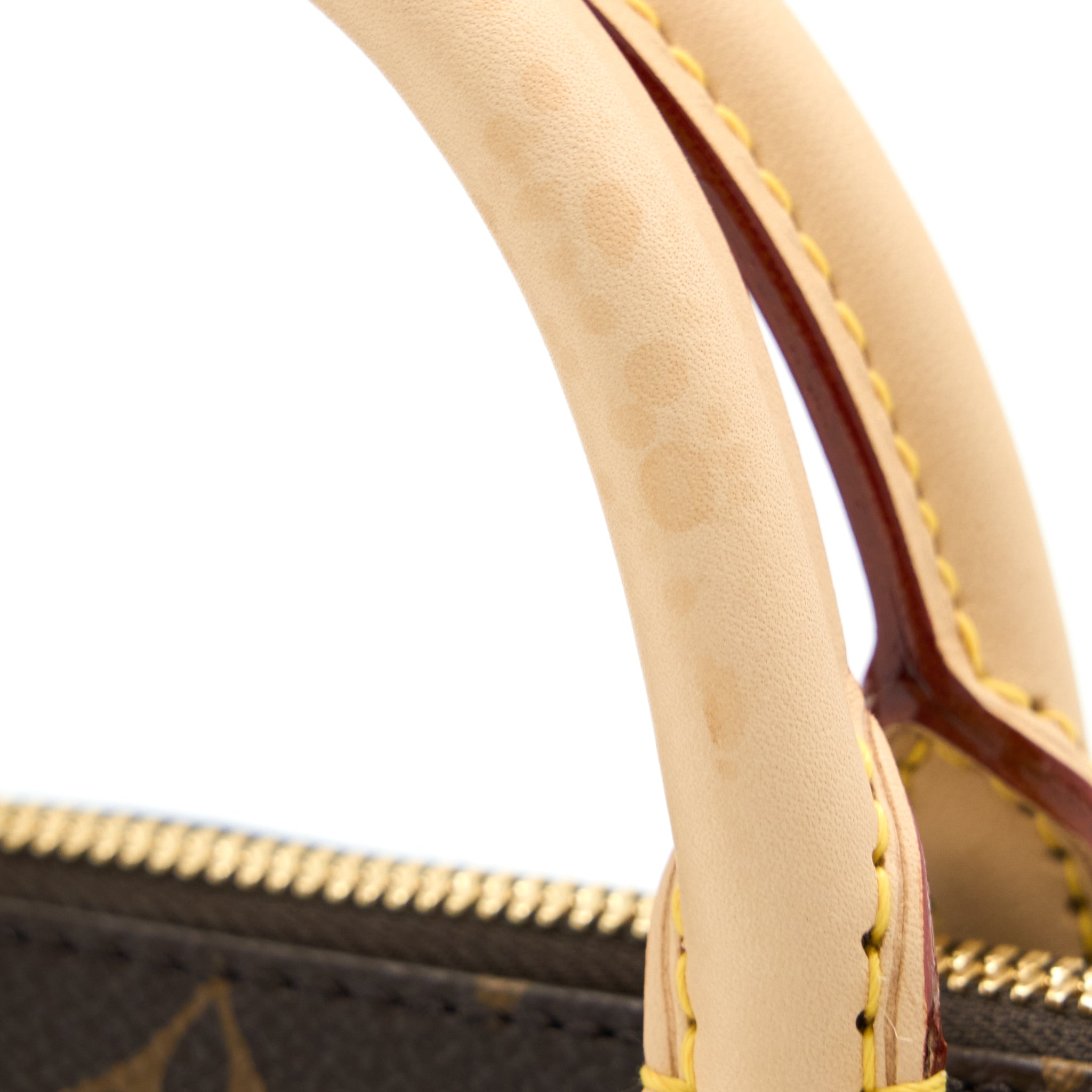 LOUIS VUITTON SPEEDY BANDOULIERE 20 MONOGRAM CANVAS WITH FUCHSIA STRAP