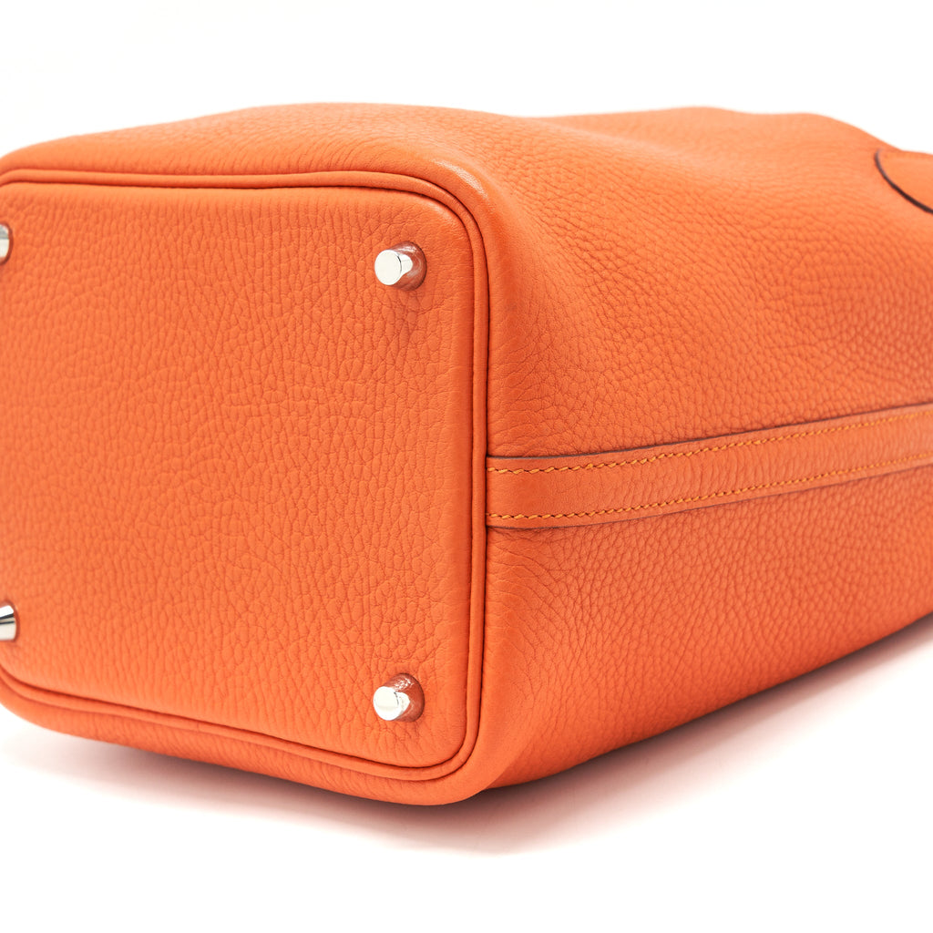 HERMES PICOTIN 18 LOCK BAG ORANGE SHW