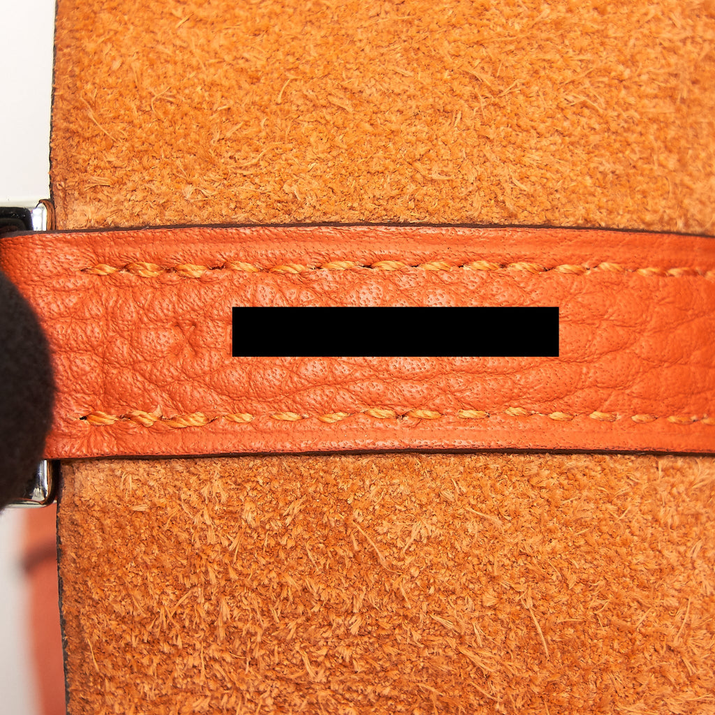 HERMES PICOTIN 18 LOCK BAG ORANGE SHW