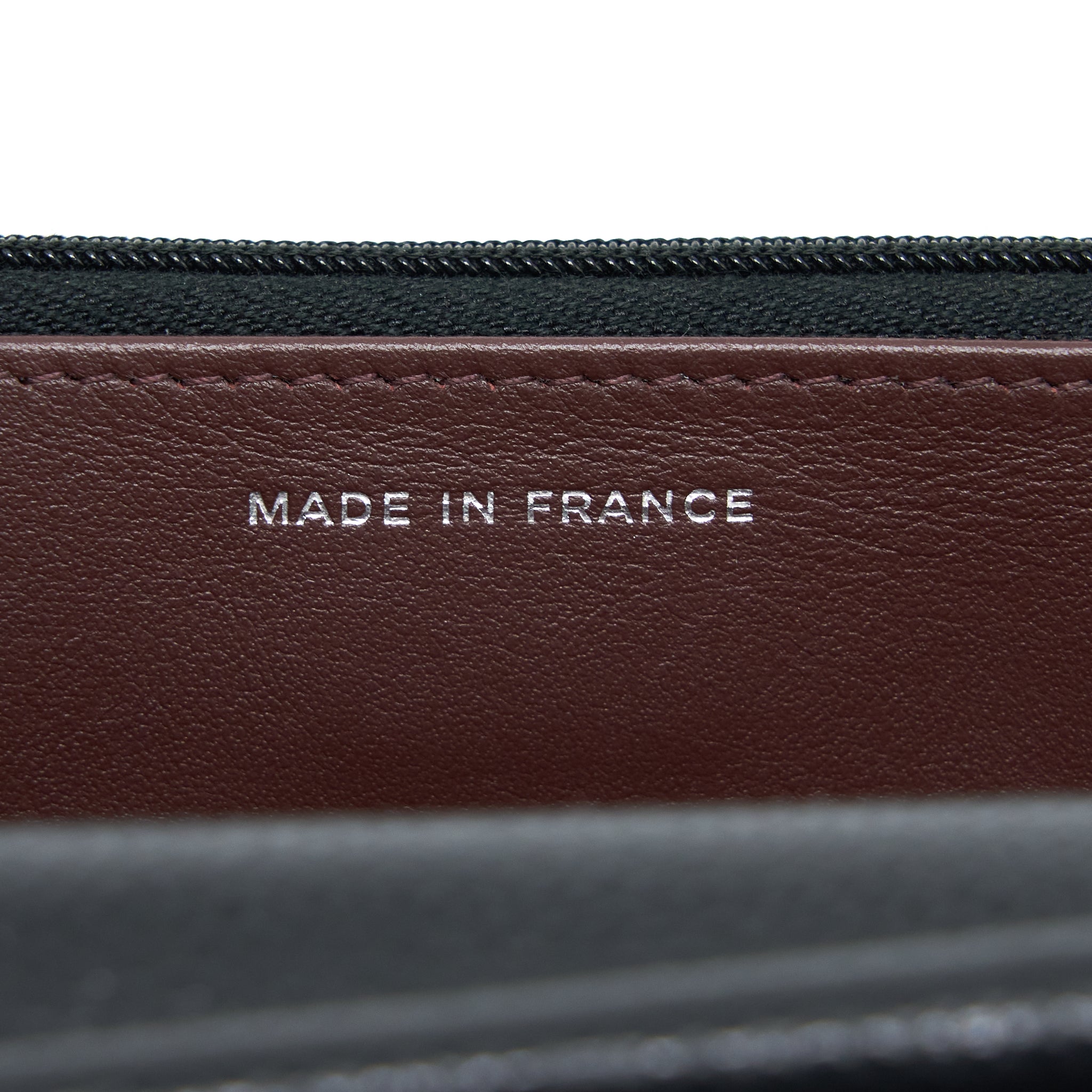 CHANEL CLASSIC WALLET ON CHAIN CAVIAR BLACK SHW (MICROCHIP)