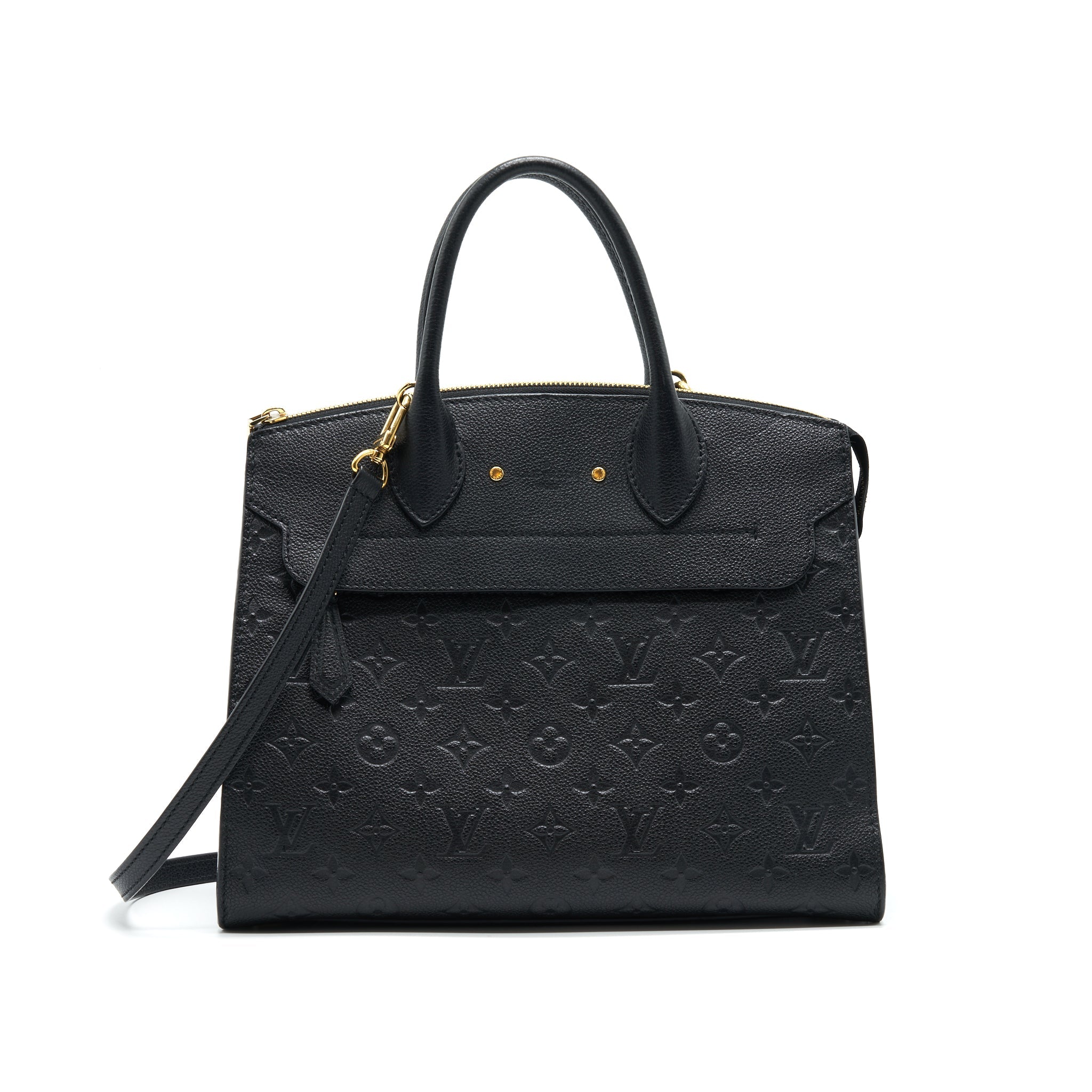 LOUIS VUITTON MONOGRAM EMPREINTE PONT NEUF MM NOIR