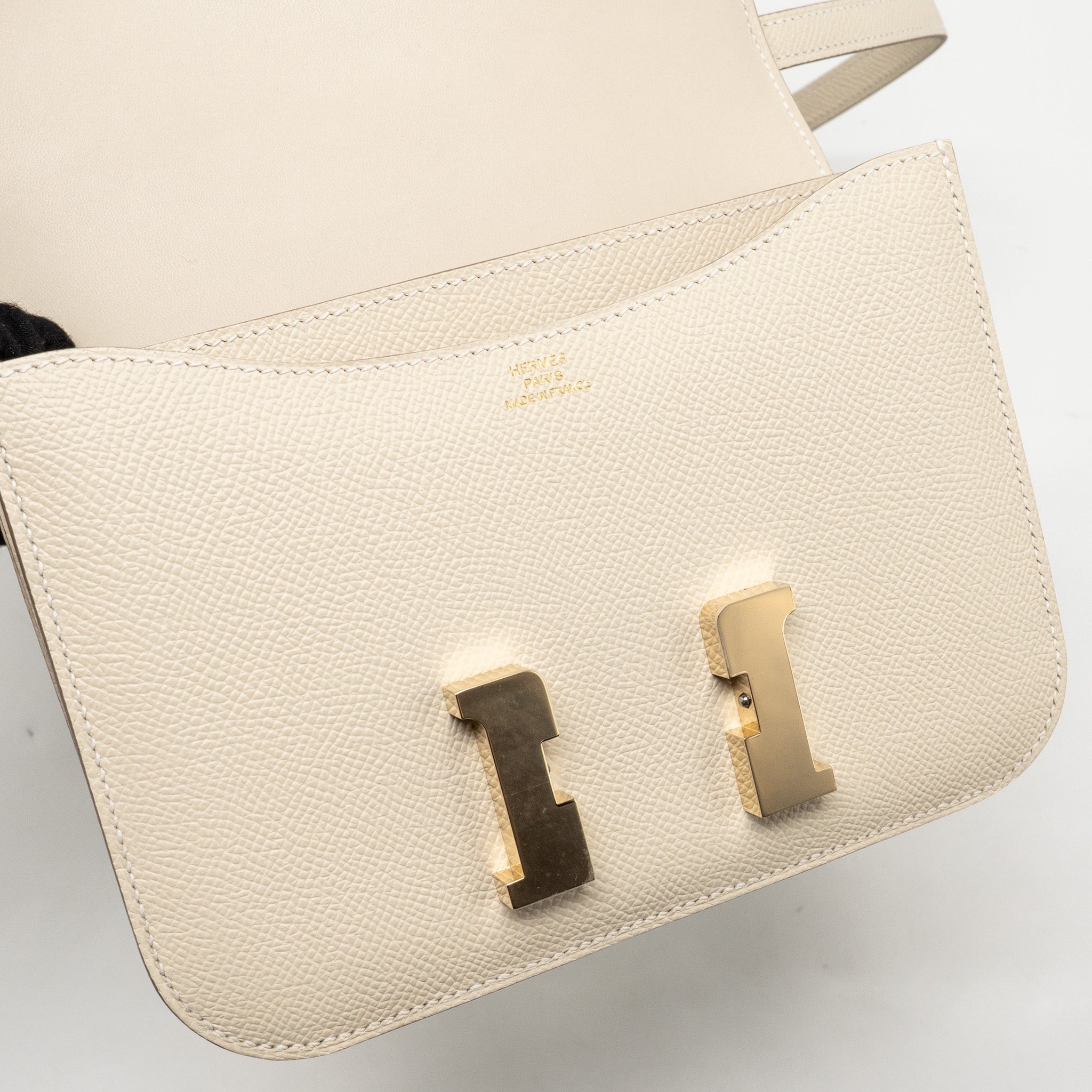 HERMES MINI CONSTANCE EPSOM CRAIE LGHW