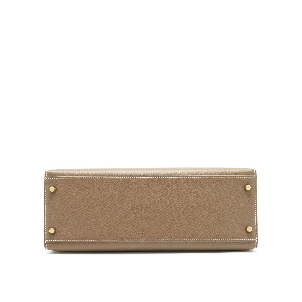 HERMES KELLY 32 SELLIER EPSOM ETOUPE GHW