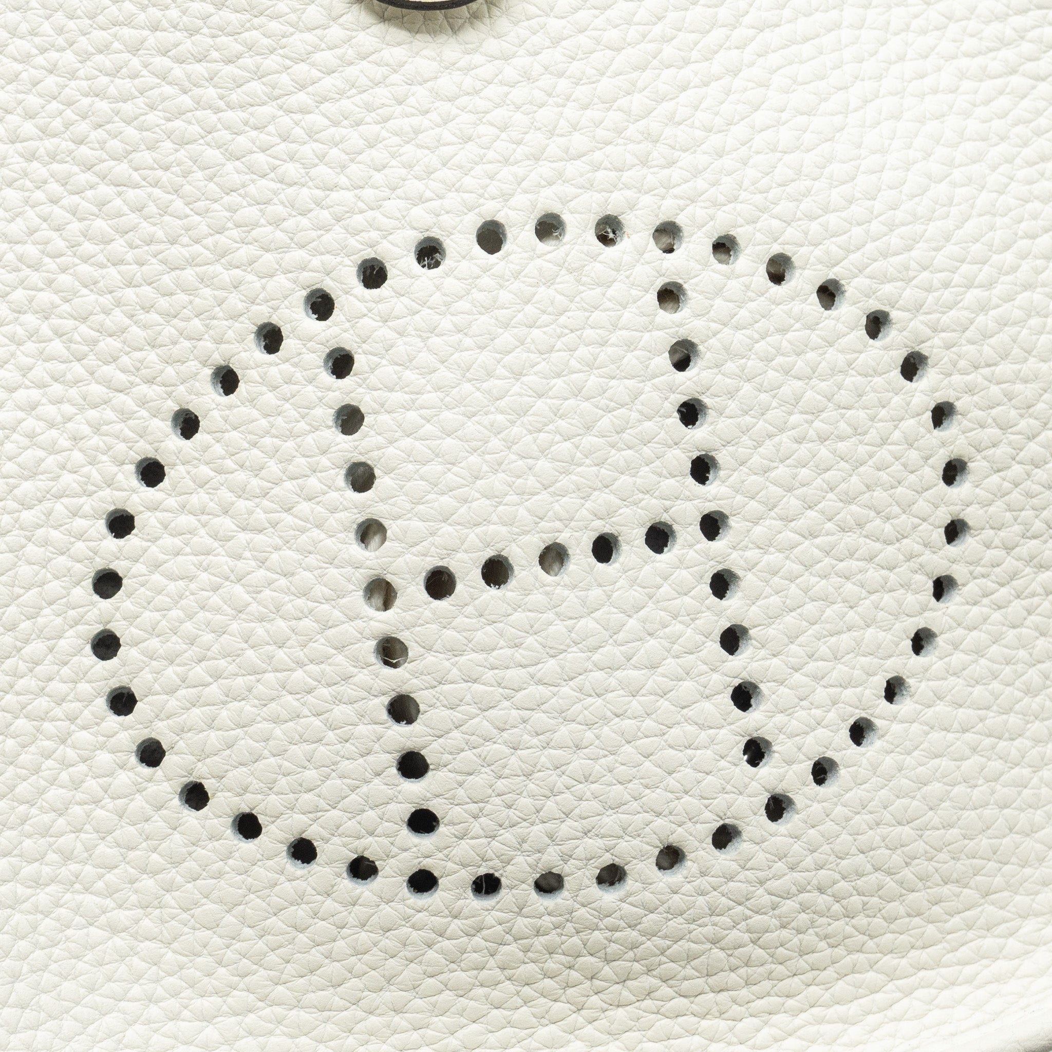 HERMES MINI EVELYNE CLEMENCE NEW WHITE SHW