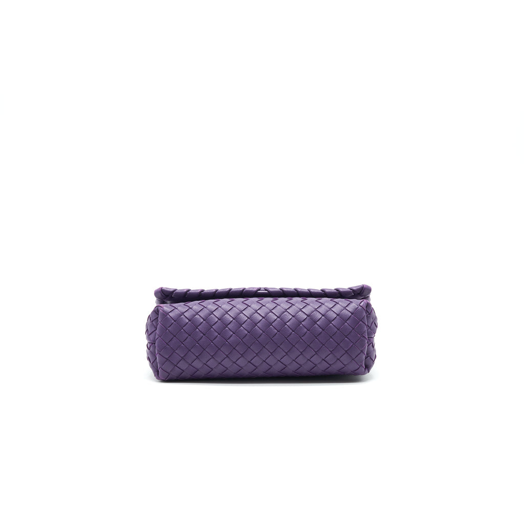 BOTTEGA VENETA OLYMPIA BAG IN PURPLE