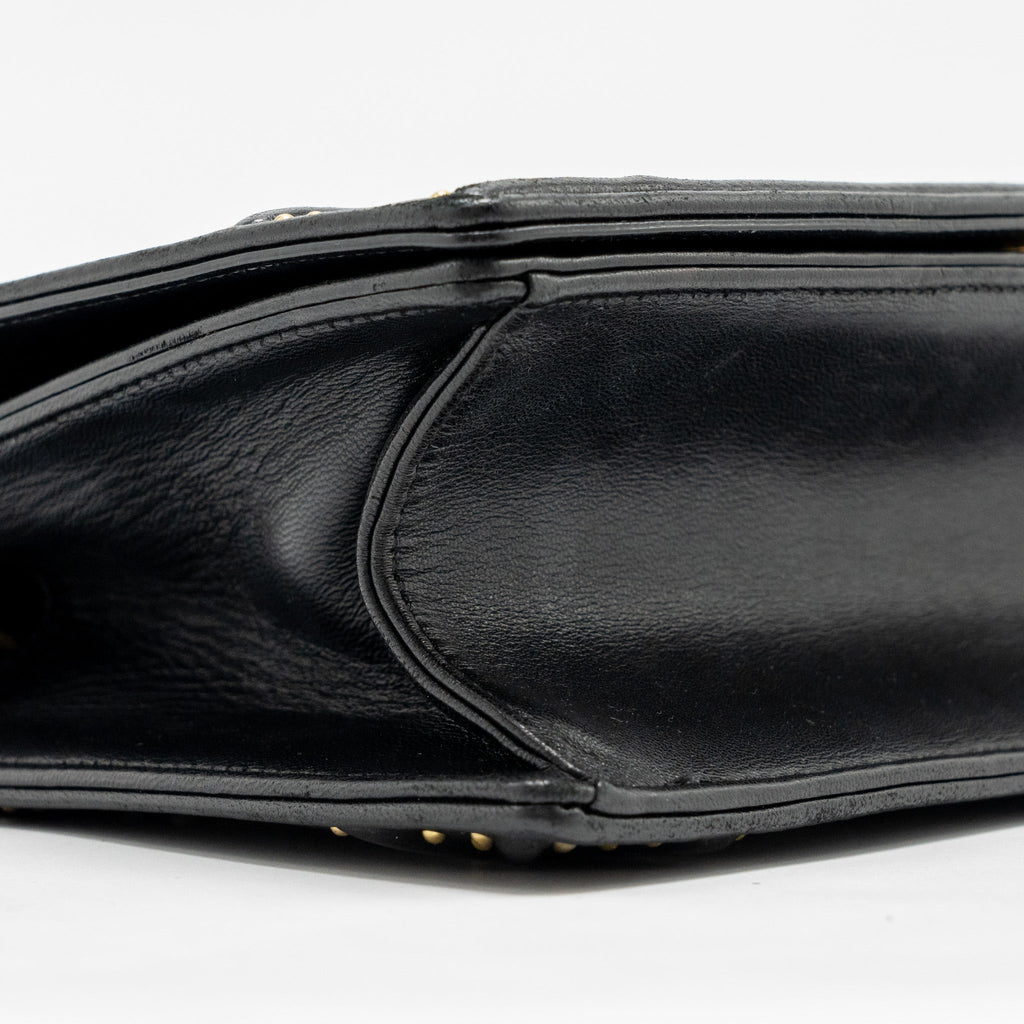 DIOR MEDIUM STUDDED DIORAMA LAMBSKIN BLACK GHW