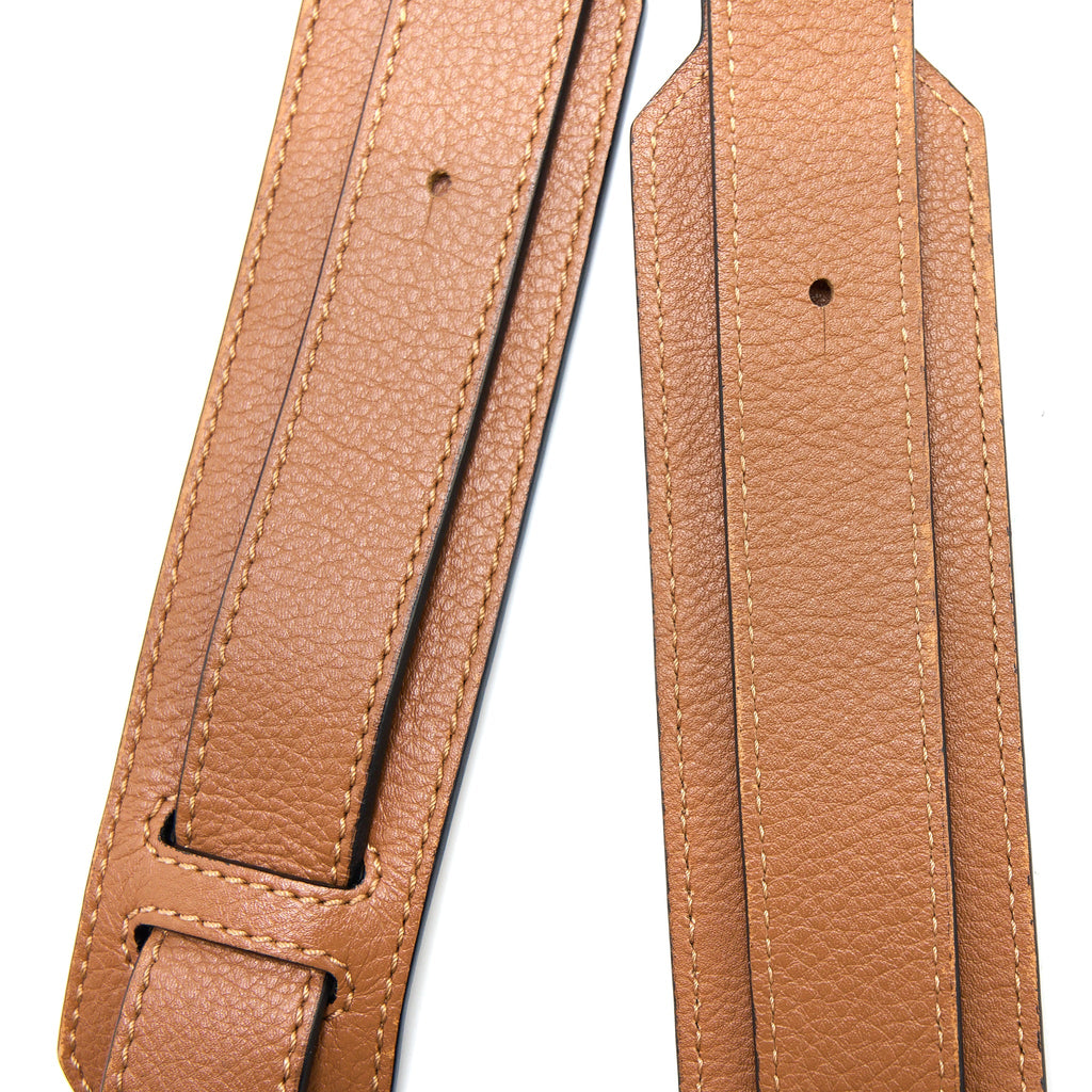 LOEWE SMALL PUZZLE BAG CALFSKIN CARAMEL SHW