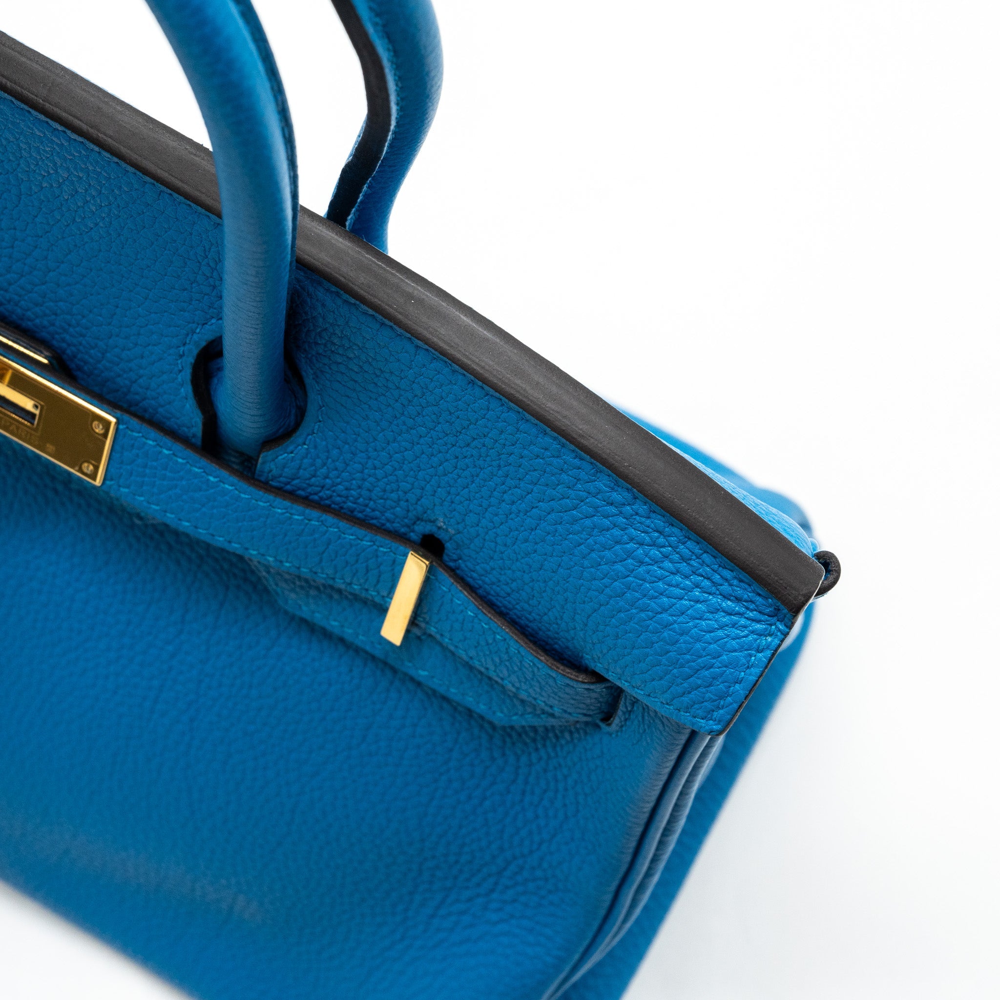 HERMES BIRKIN 30 TOGO BLUE ZANZIBAR GHW
