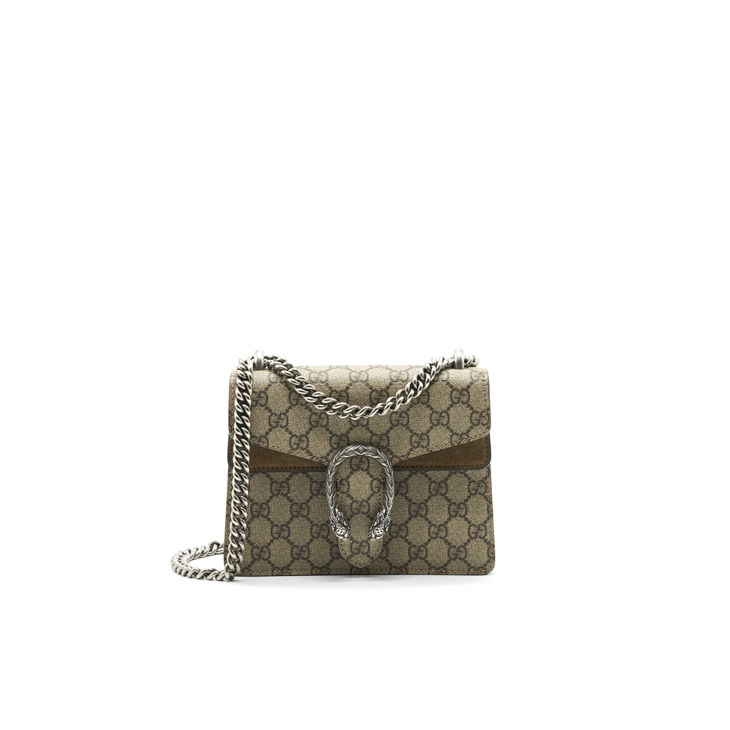 GUCCI MINI DIONYSUS GG SUPREME CANVAS/ BEIGE