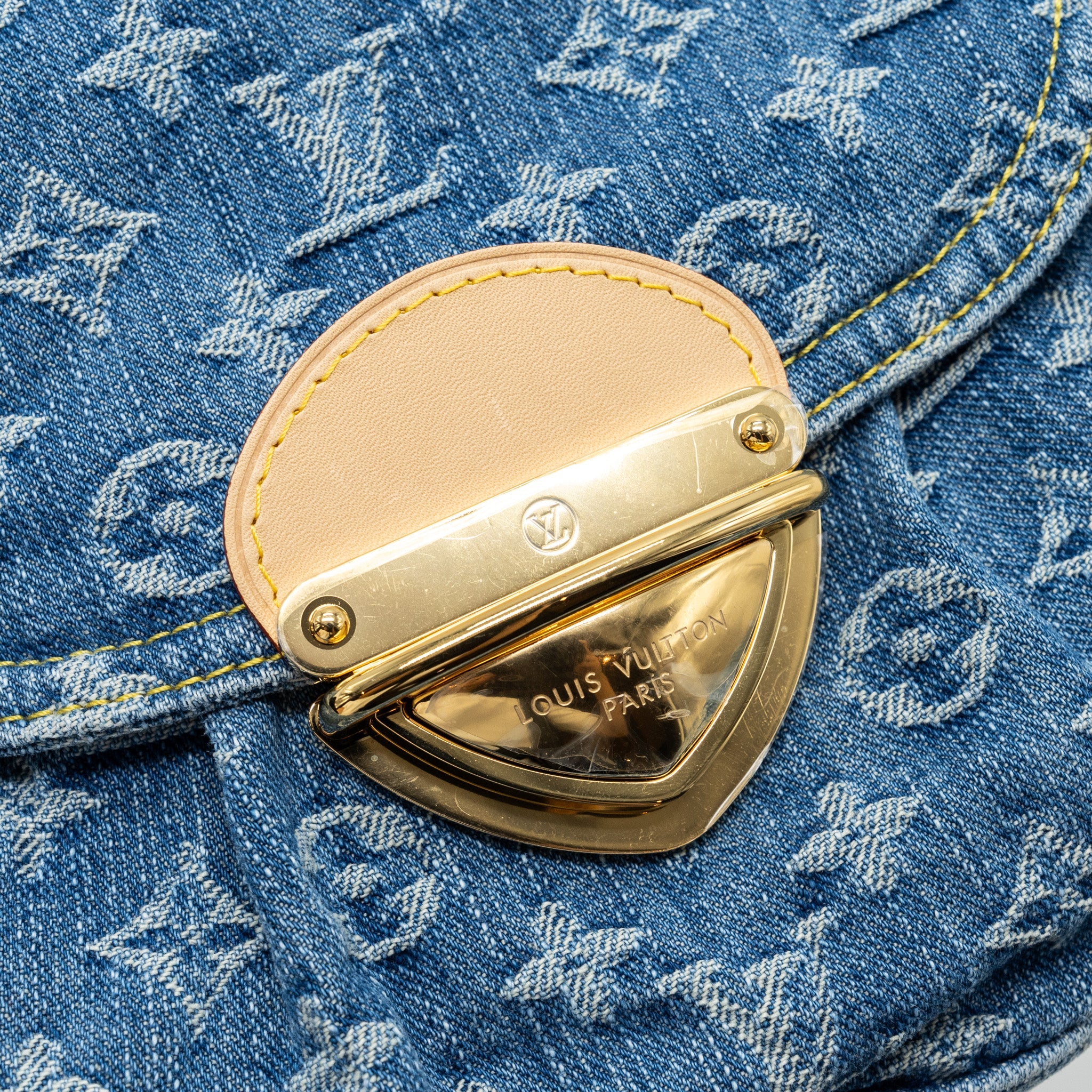 LOUIS VUITTON SUNSET BAG DENIM BLUE GHW (NEW VERSION)