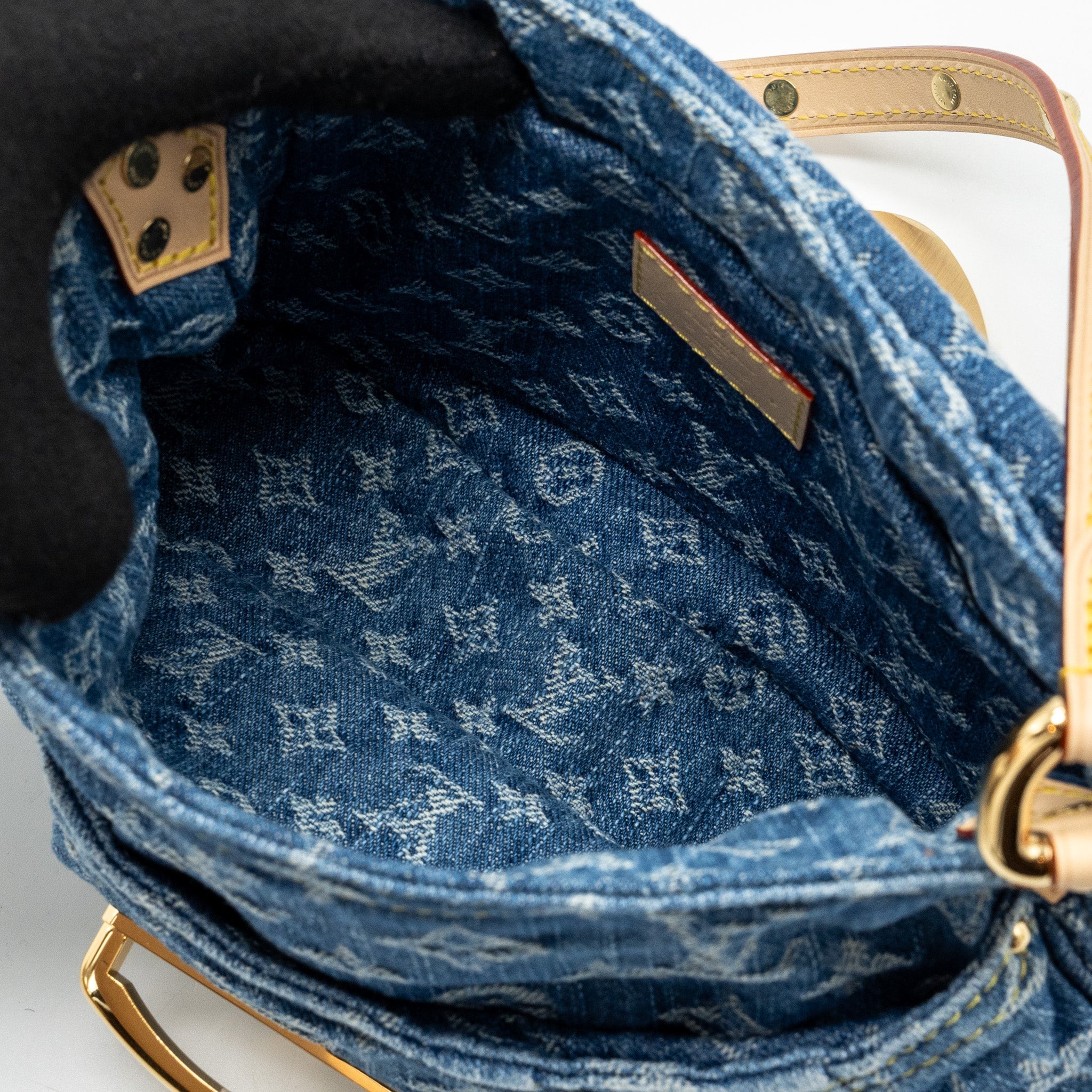LOUIS VUITTON SUNSET BAG DENIM BLUE GHW (NEW VERSION)