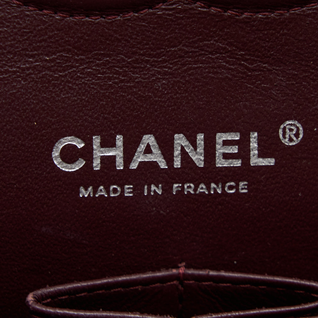 CHANEL MEDIUM CLASSIC DOUBLE FLAP BAG CAVIAR BLACK SHW