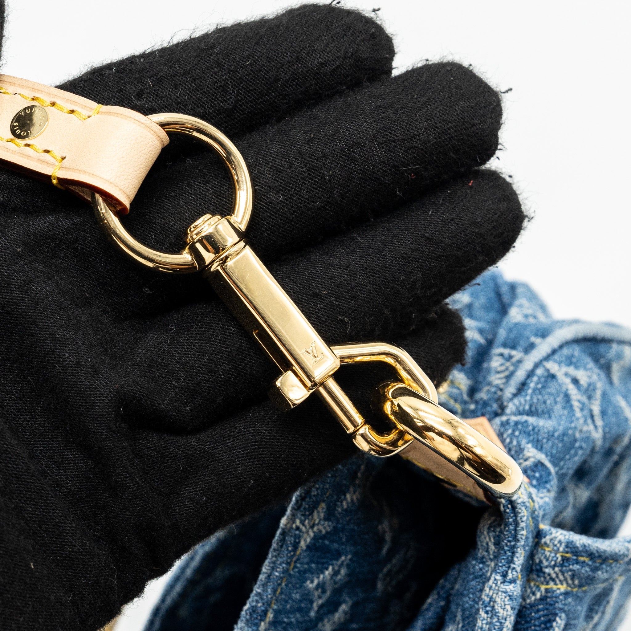 LOUIS VUITTON SUNSET BAG DENIM BLUE GHW (NEW VERSION)