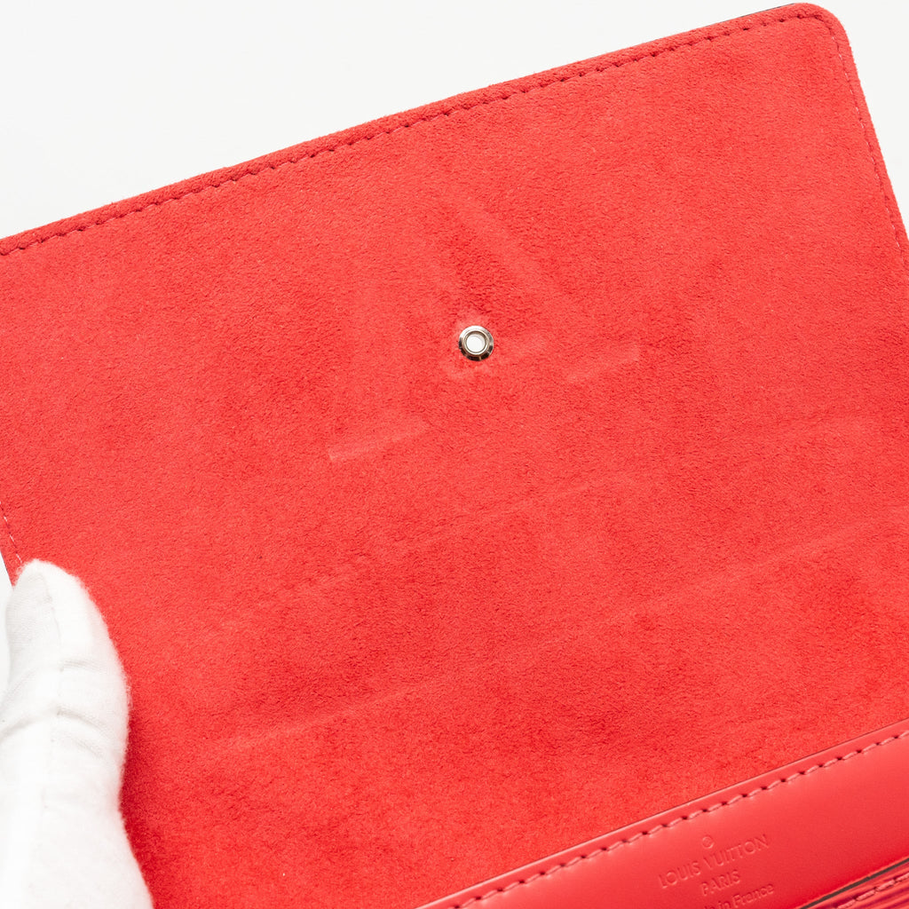 LOUIS VUITTON LOUISE CLUTCH PM EPI PINK SHW