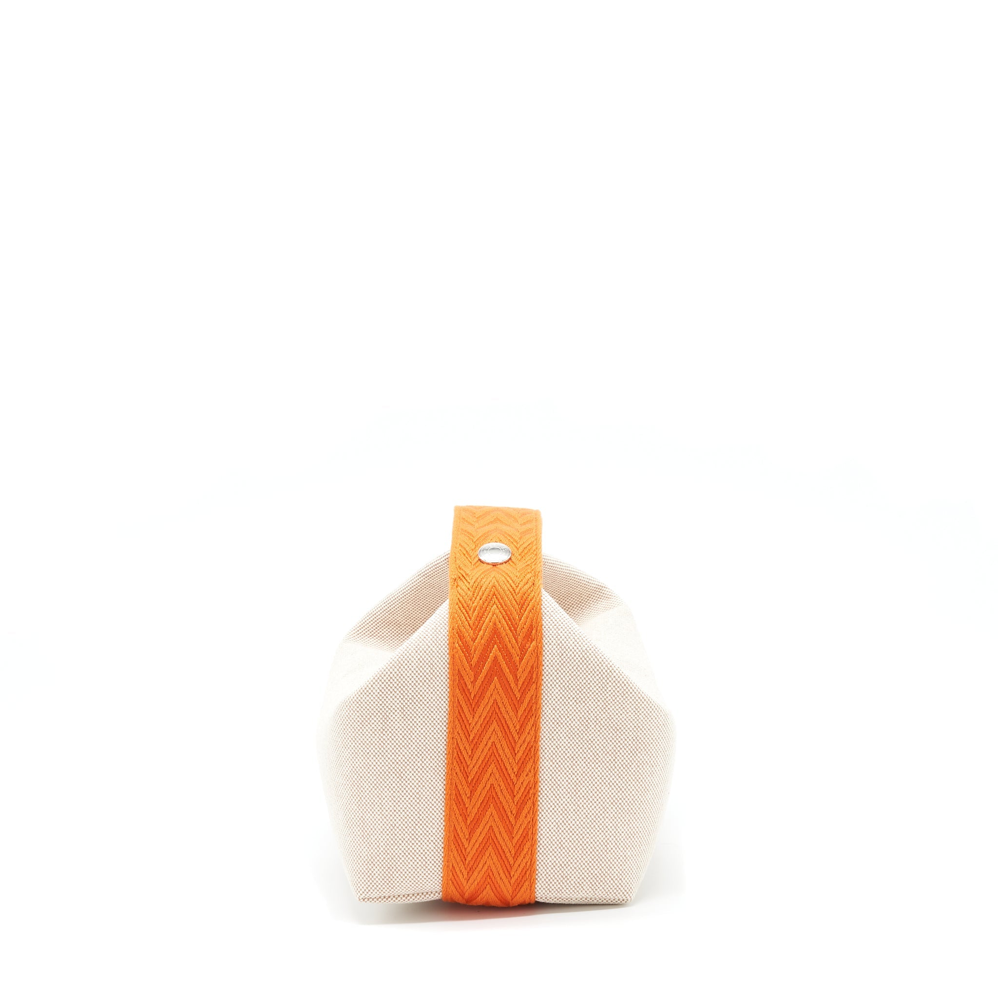 HERMES TROUSSE DE TOILETTE BRIDE A BRACPETIT MODELE BEIGE/ORANGE
