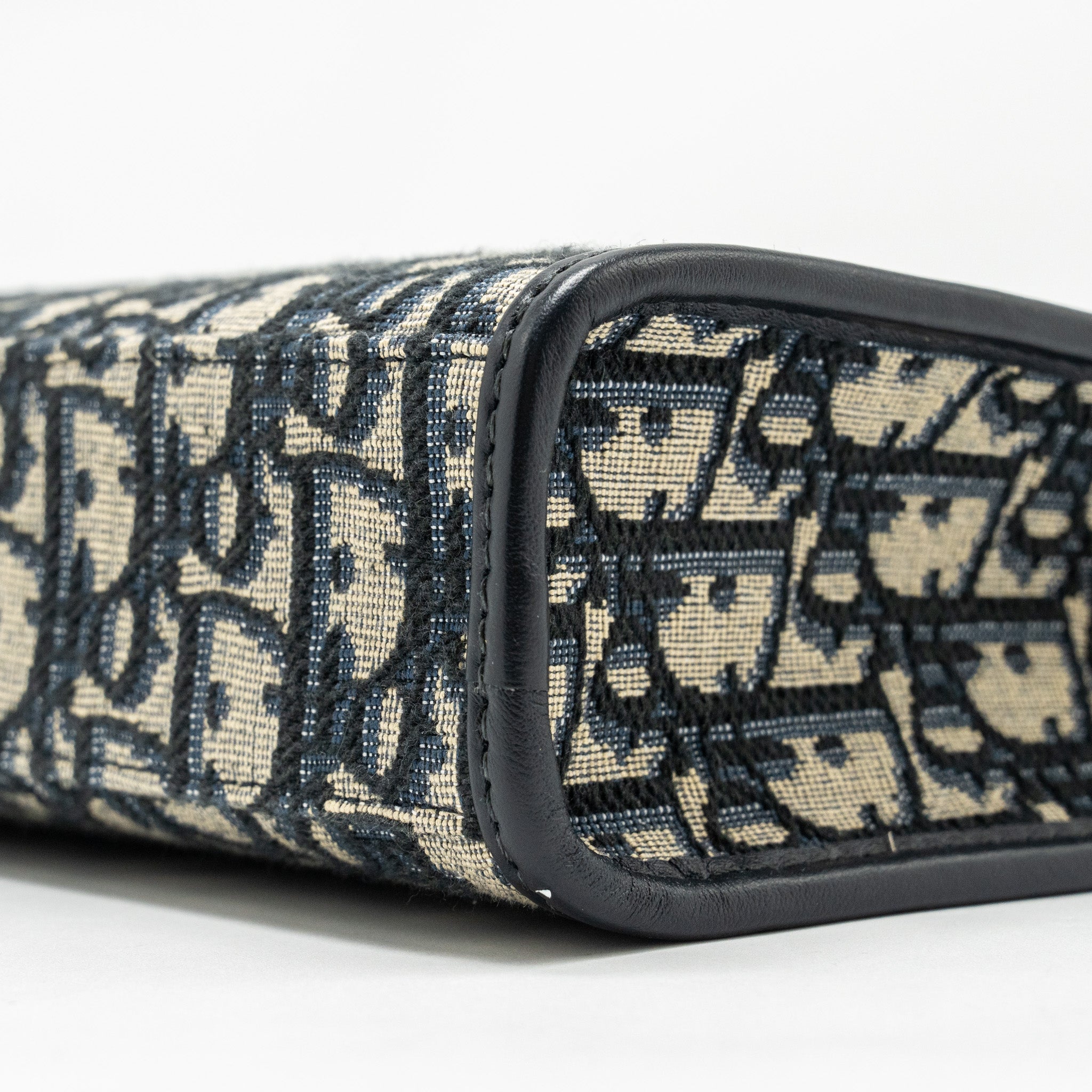 DIOR 30 MONTAIGNE DEA POUCH BLUE OBLIQUE JACQUARD GHW