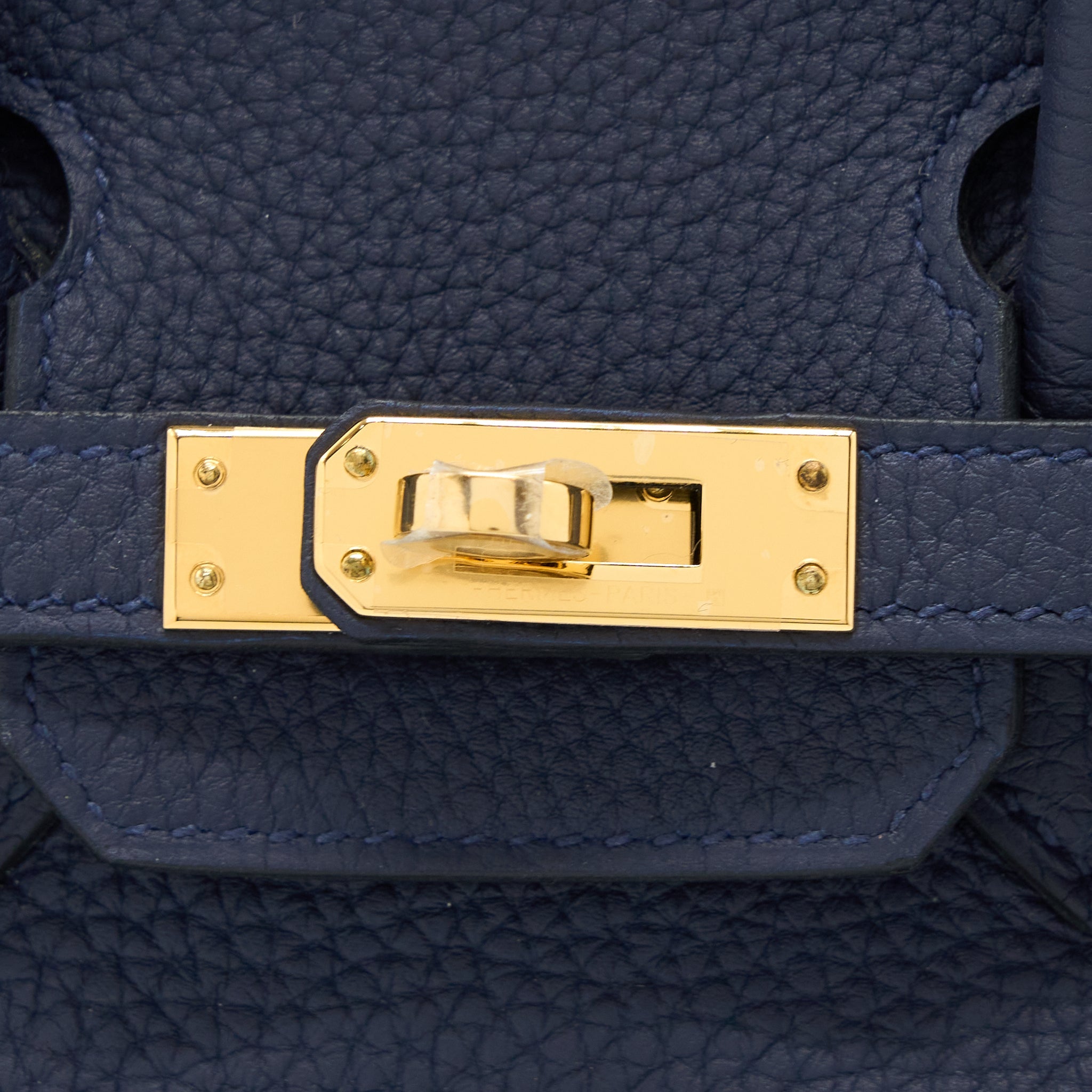 HERMES BIRKIN 25 TOGO BLUE NUIT GHW