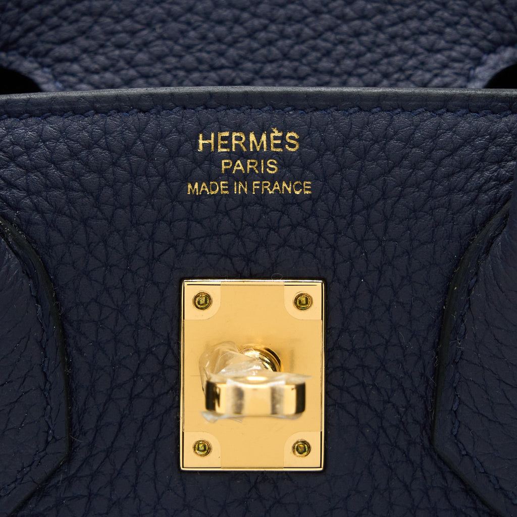 HERMES BIRKIN 25 TOGO BLUE NUIT GHW