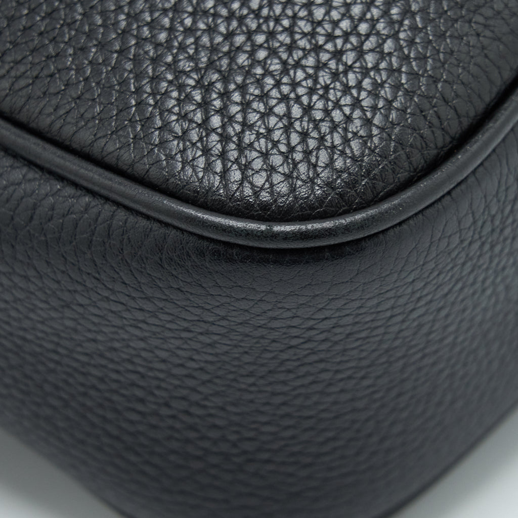 GUCCI DISCO CAMERA BAG CALFSKIN BLACK LGHW