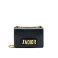 DIOR J'ADIOR MEDIUM FLAP BAG WITH CHAIN BLACK GHW