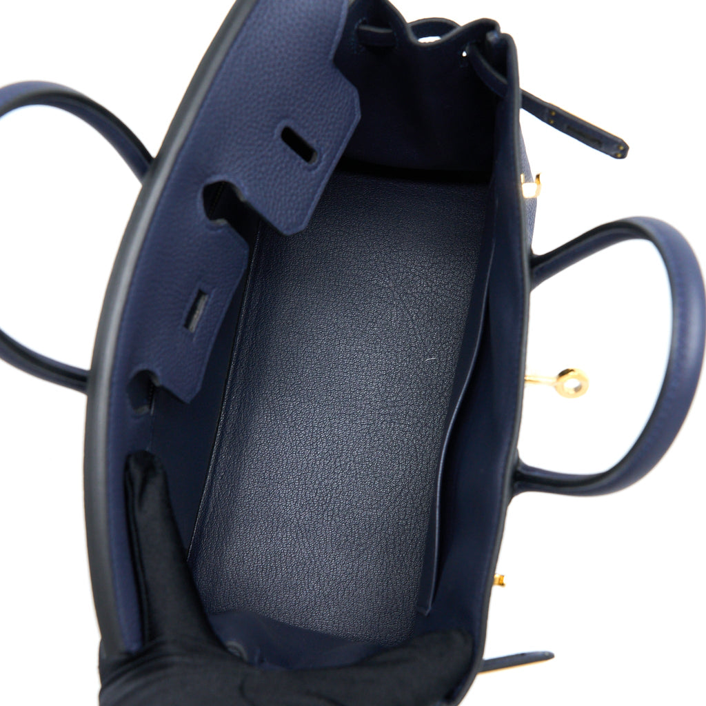 HERMES BIRKIN 25 TOGO BLUE NUIT GHW
