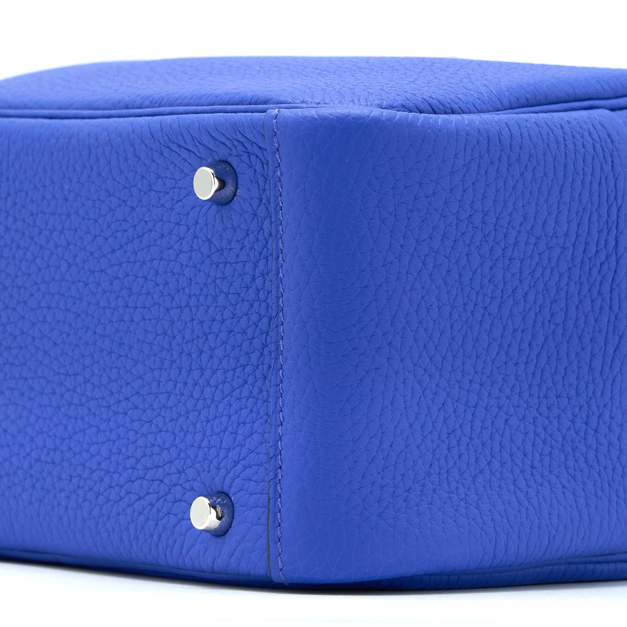 HERMES MINI LINDY CLEMENCE BLUE ROYAL SHW