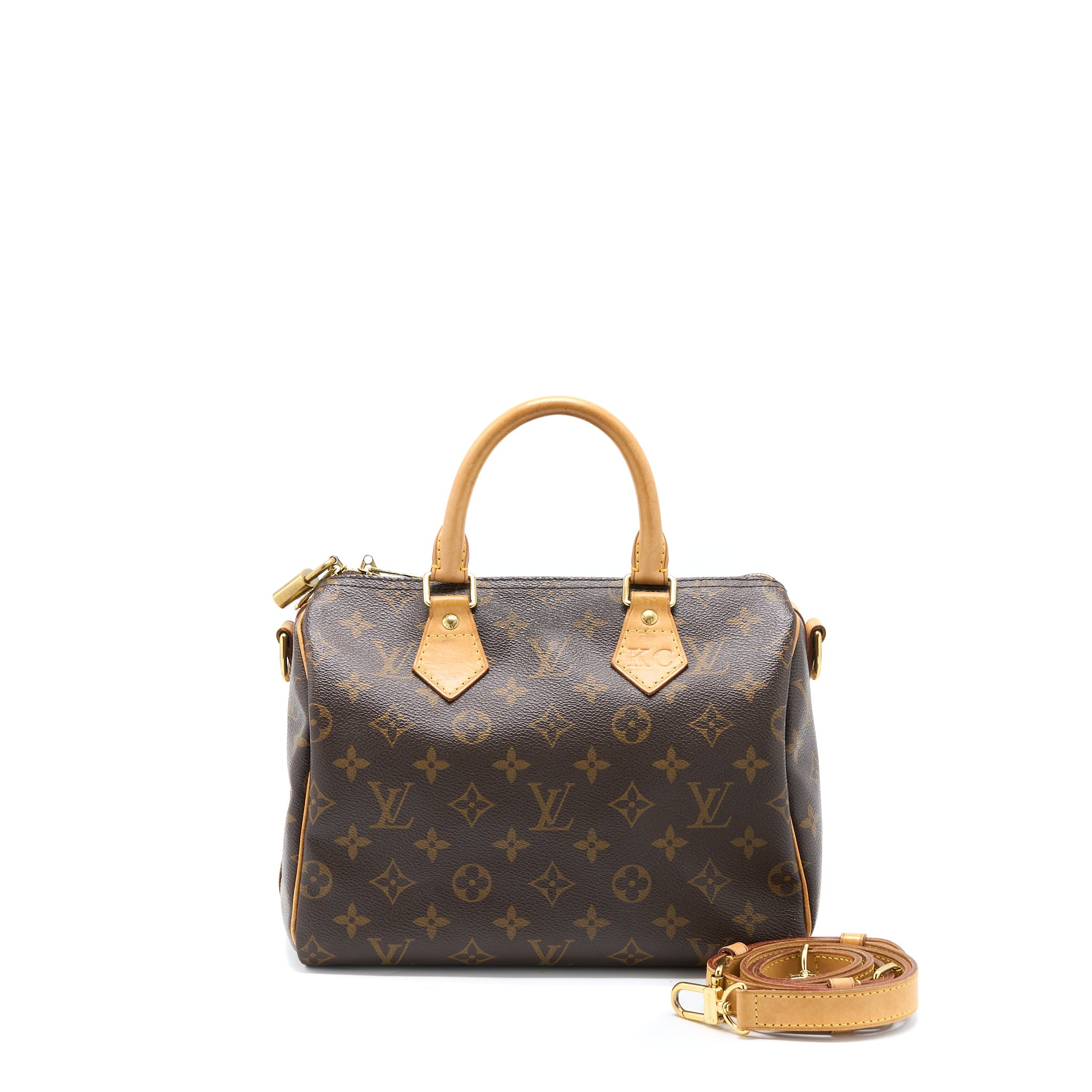 LOUIS VUITTON SPEEDY BANDOULIERE 25 MONOGRAM CANVAS GHW
