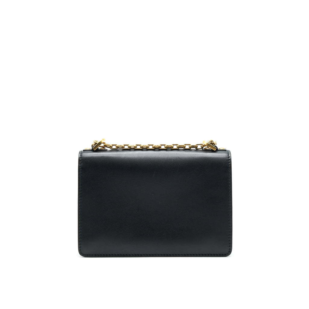 DIOR J'ADIOR MEDIUM FLAP BAG WITH CHAIN BLACK GHW