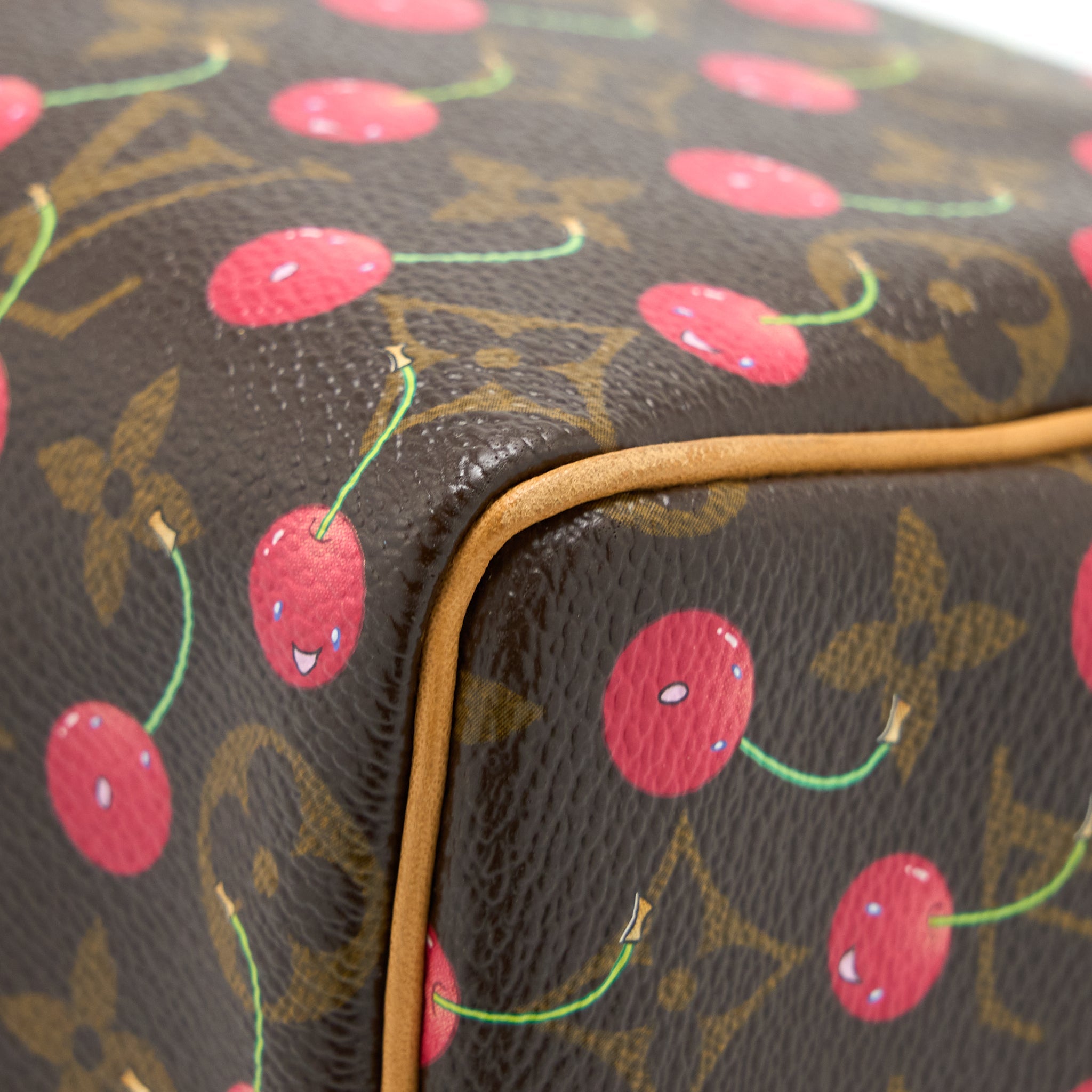 LOUIS VUITTON SPEEDY 25 CHERRY BLOSSOM MONOGRAM CANVAS GHW