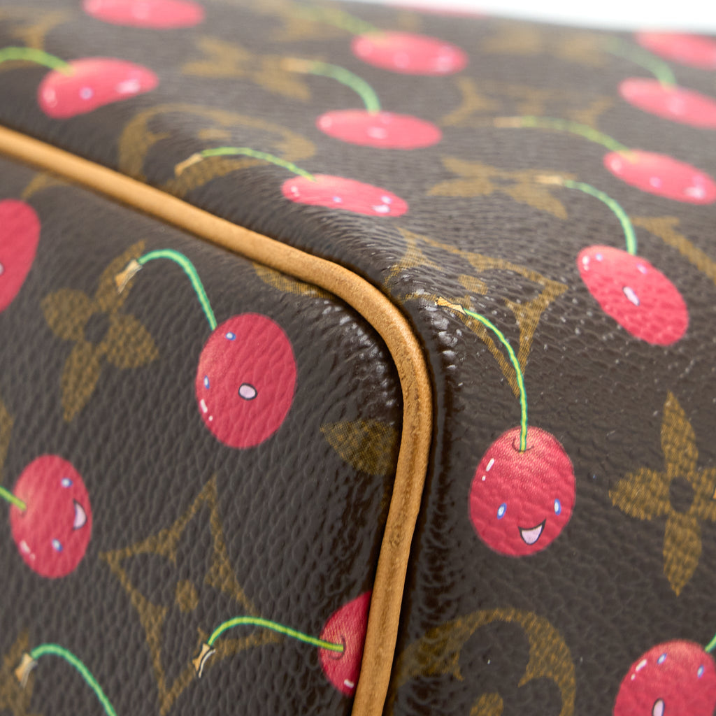 LOUIS VUITTON SPEEDY 25 CHERRY BLOSSOM MONOGRAM CANVAS GHW