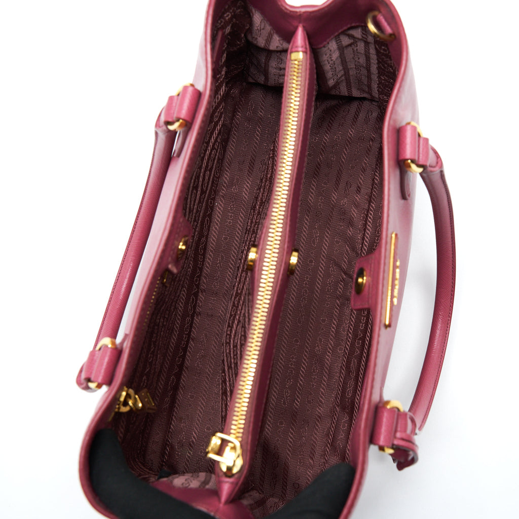PRADA SAFFIANO TOTE BAG PINK GHW