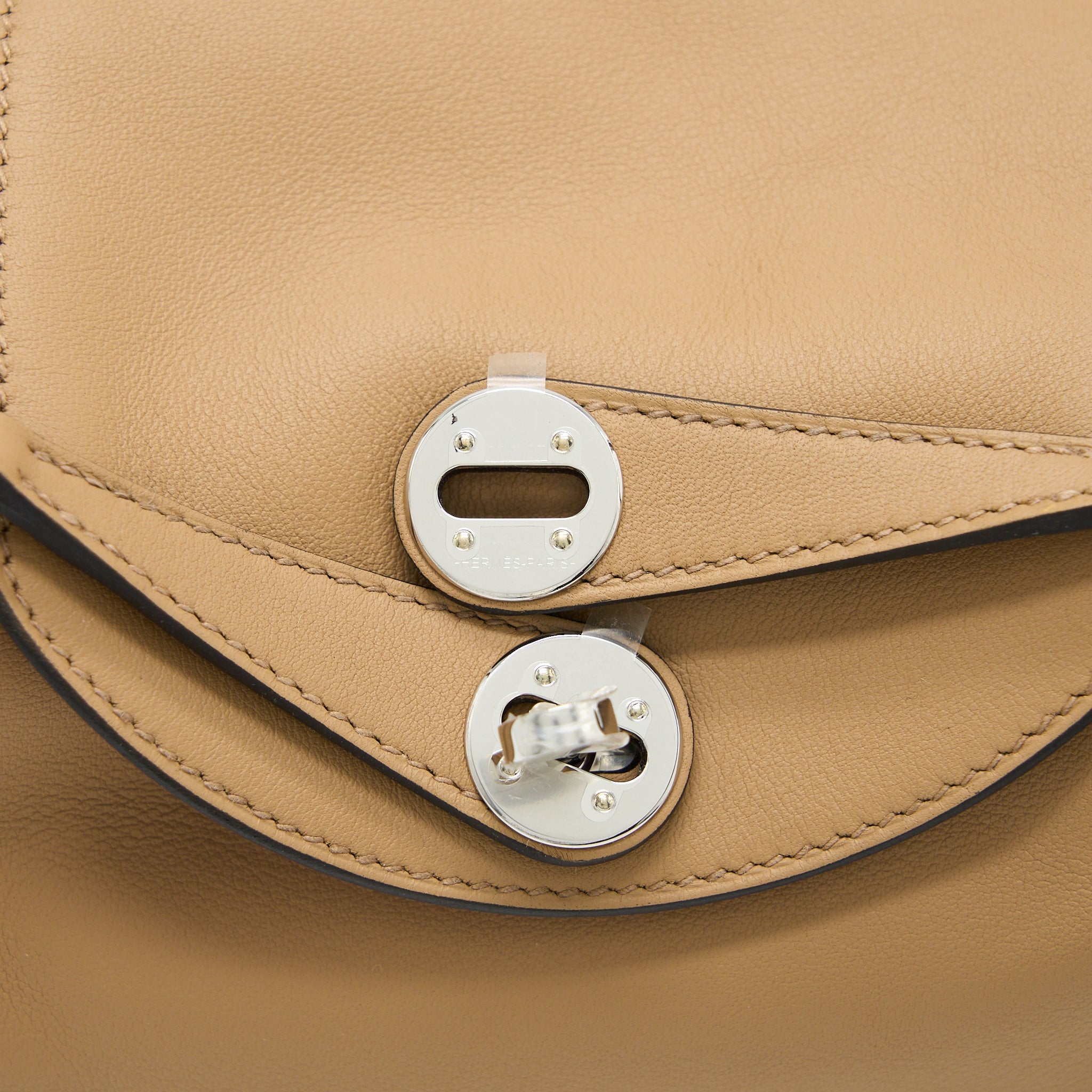 HERMES MINI LINDY SWIFT CHAI/MAUVE SYLVESTRE SHW