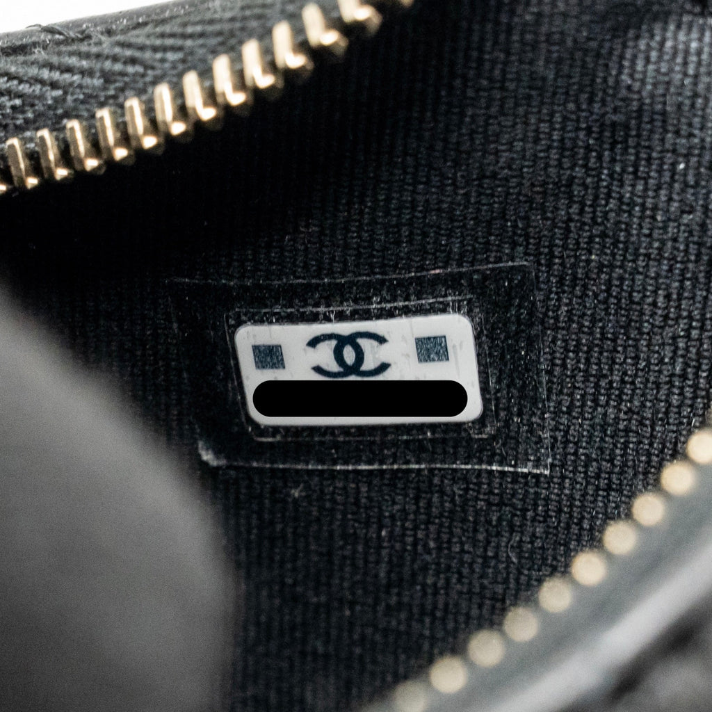 CHANEL 23K SMALL 19 HOBO SHOULDER BAG CALFSKIN BLACK GHW (MICROCHIP)