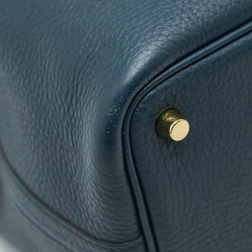 HERMES PICOTIN 18 LOCK BAG 6O VERT CYPRES GHW