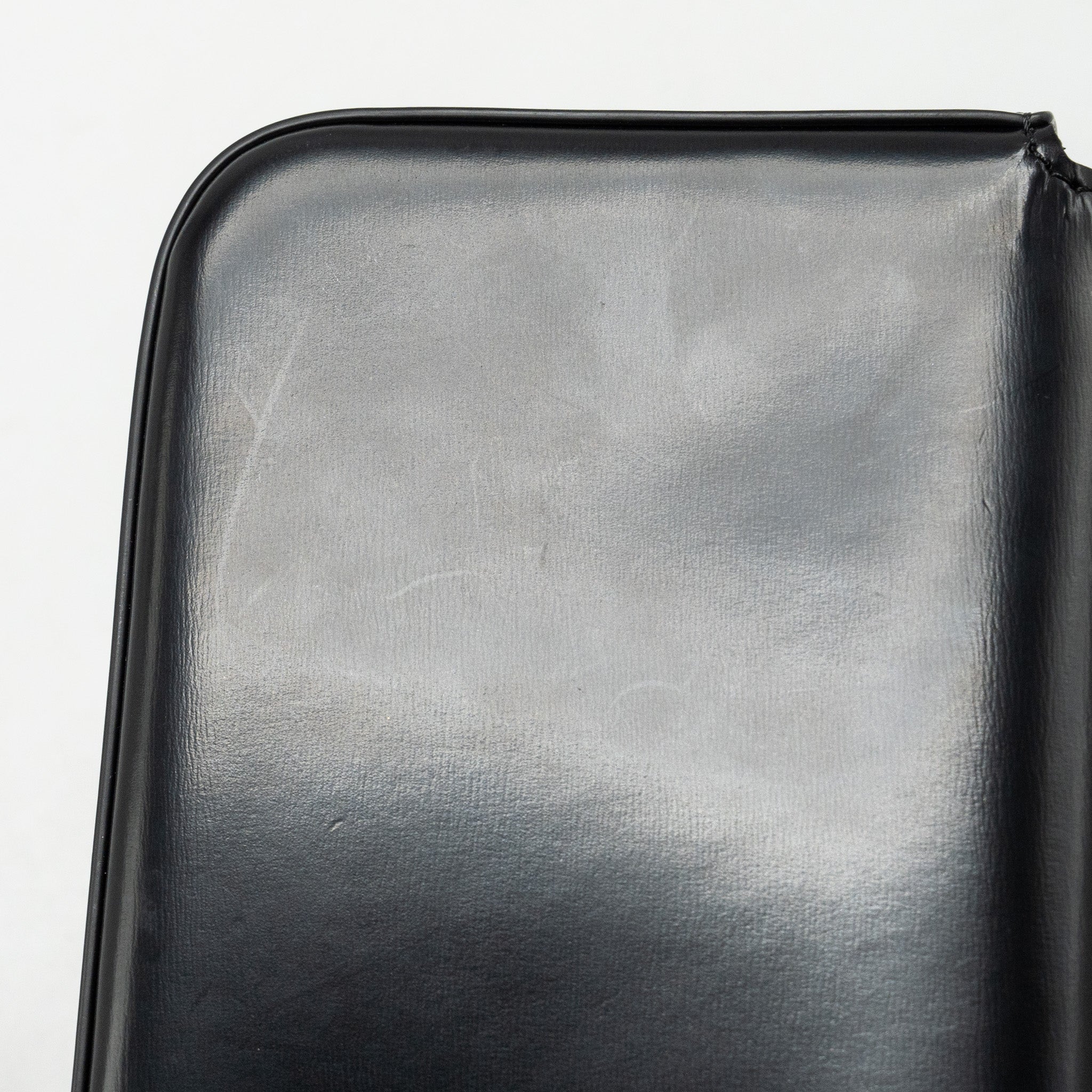 CELINE TRIOMPHE CHAIN SHOULDER BAG SHINY CALFSKIN BLACK GHW