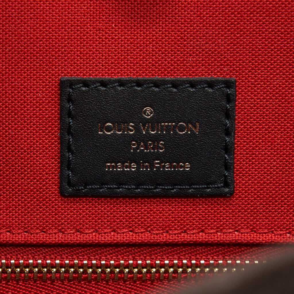 LOUIS VUITTON ON THE GO GM MONOGRAM REVERSE CANVAS GHW