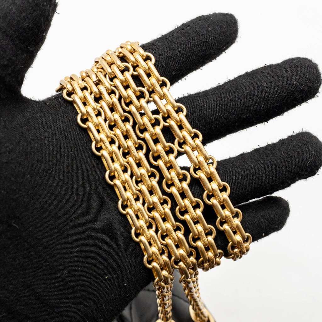 CHANEL MINI 2.55 REISSUE AGED CALFSKIN BLACK GHW (MICROCHIP)